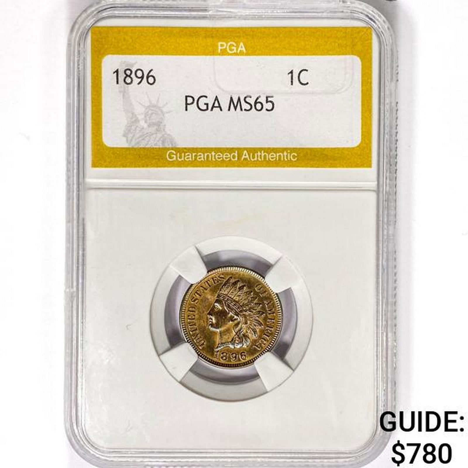 1896 Indian Head Cent PGA MS65 (1 of 2)