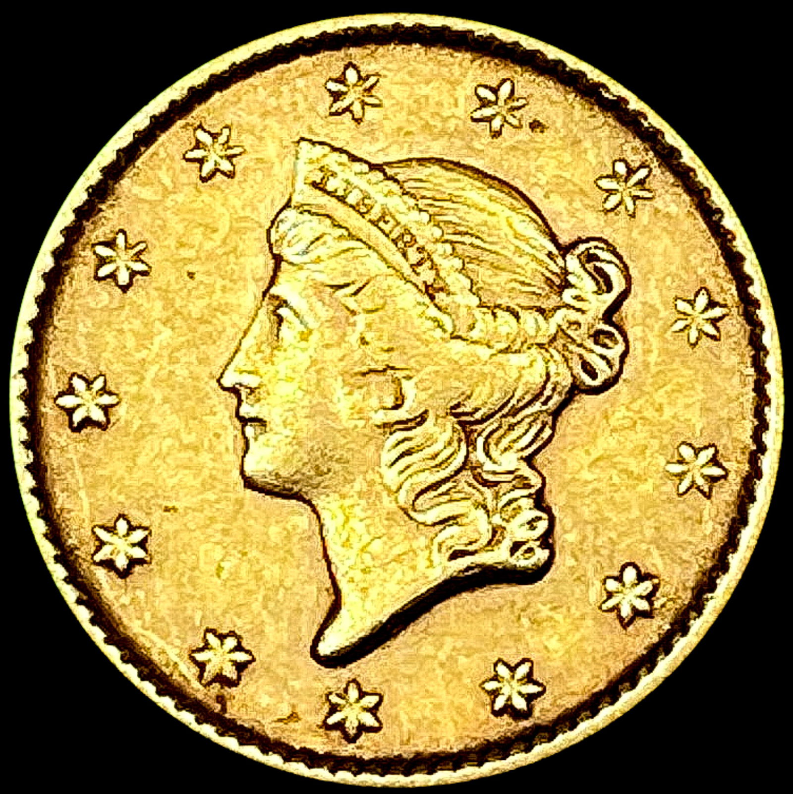 1851 Rare Gold Dollar CLOSELY UNCIRCULATED (1 of 2)