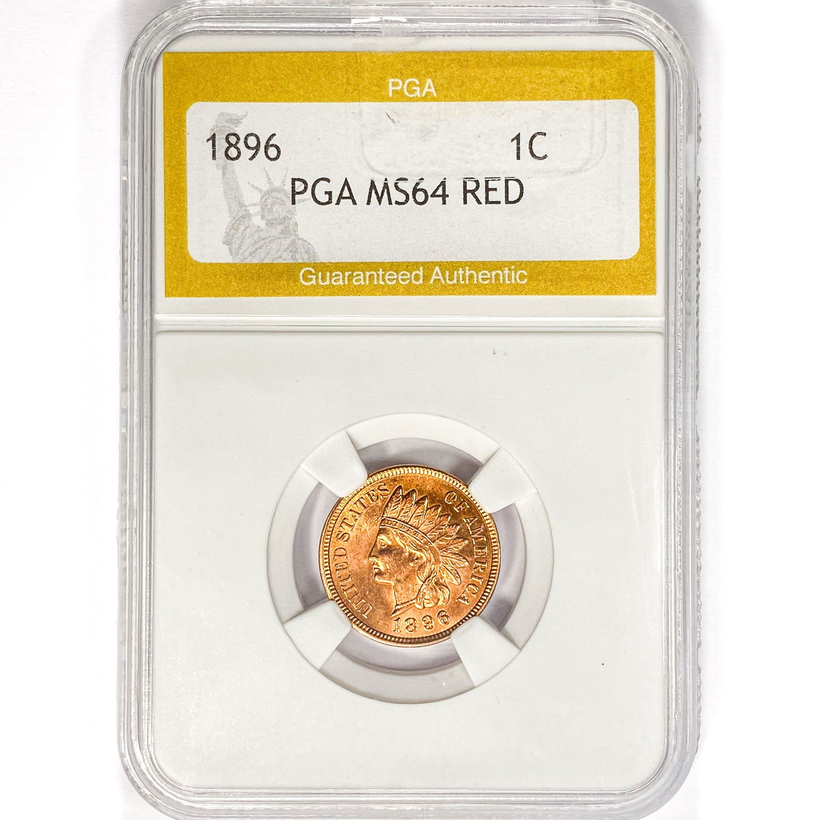 1896 Indian Head Cent PGA MS64 RED (1 of 2)