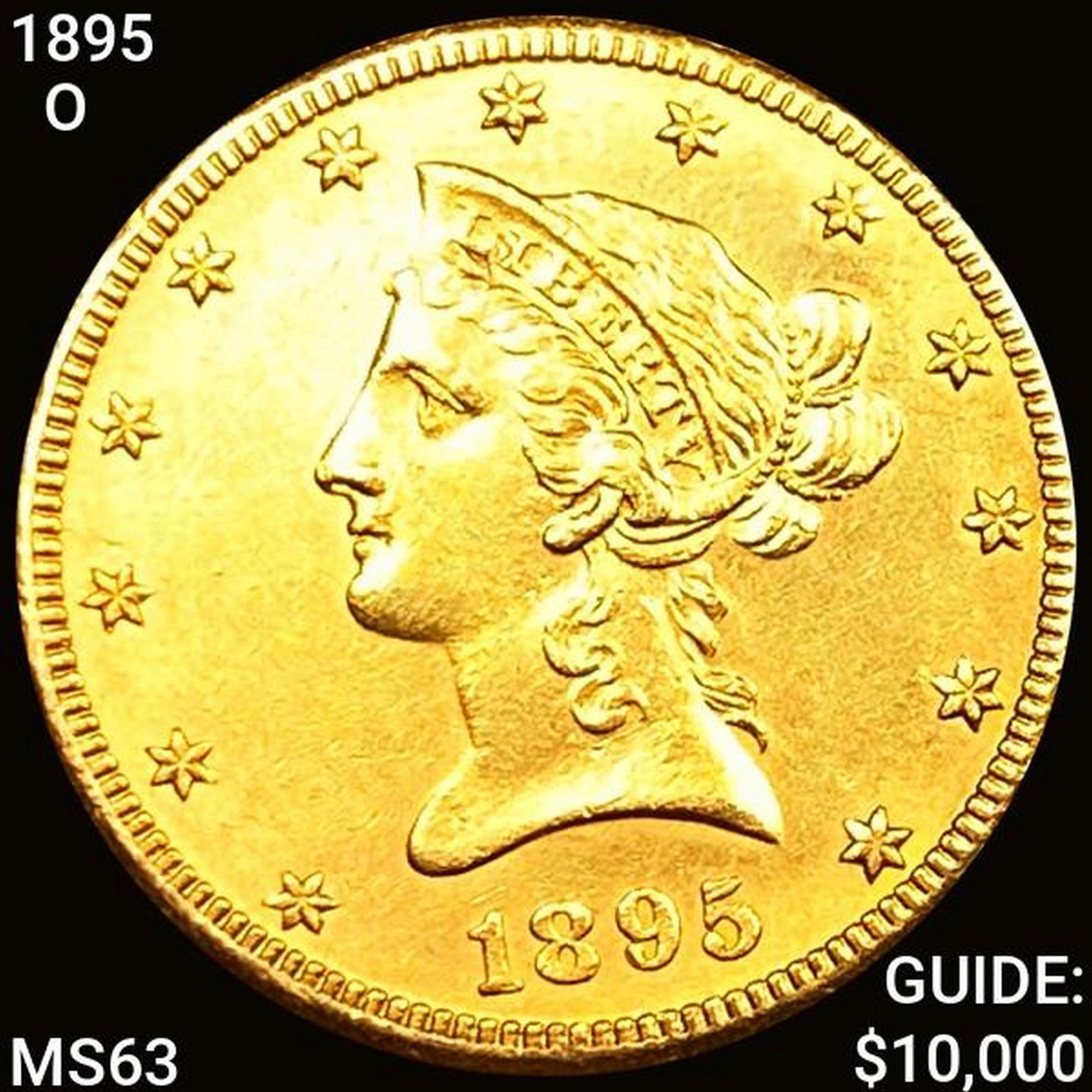 1895-O $10 Gold Eagle CHOICE BU (1 of 2)