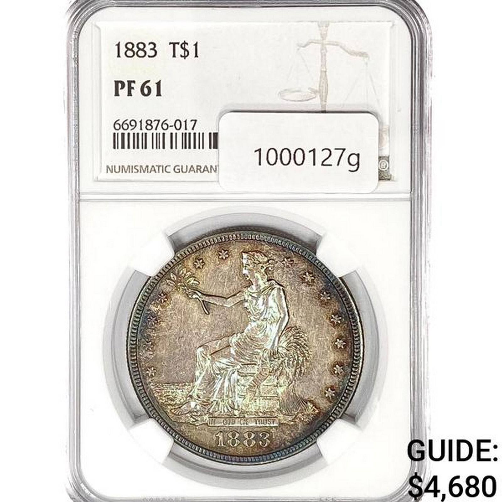 1883 $2.50 Gold Quarter Eagle NGC PF61 (1 of 2)