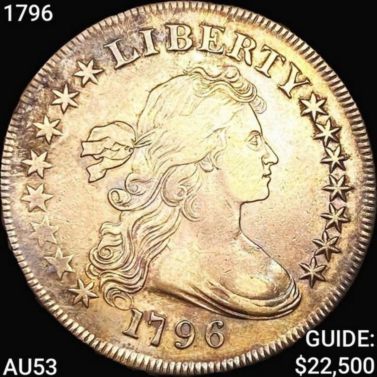 1796 Draped Bust Dollar CLOSELY UNCIRCULATED (1 of 2)