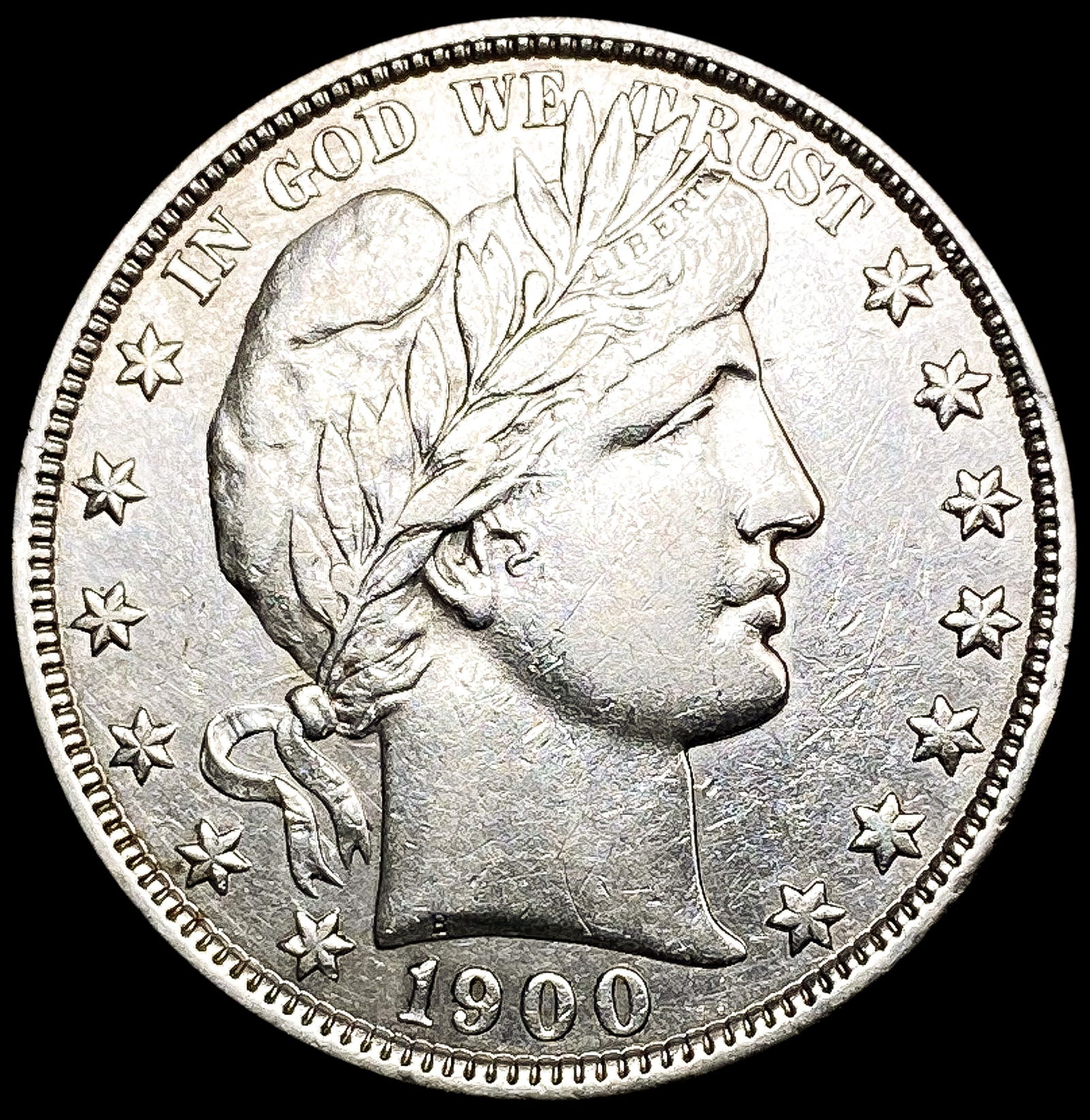 1900-O Barber Half Dollar CLOSELY UNCIRCULATED (1 of 2)