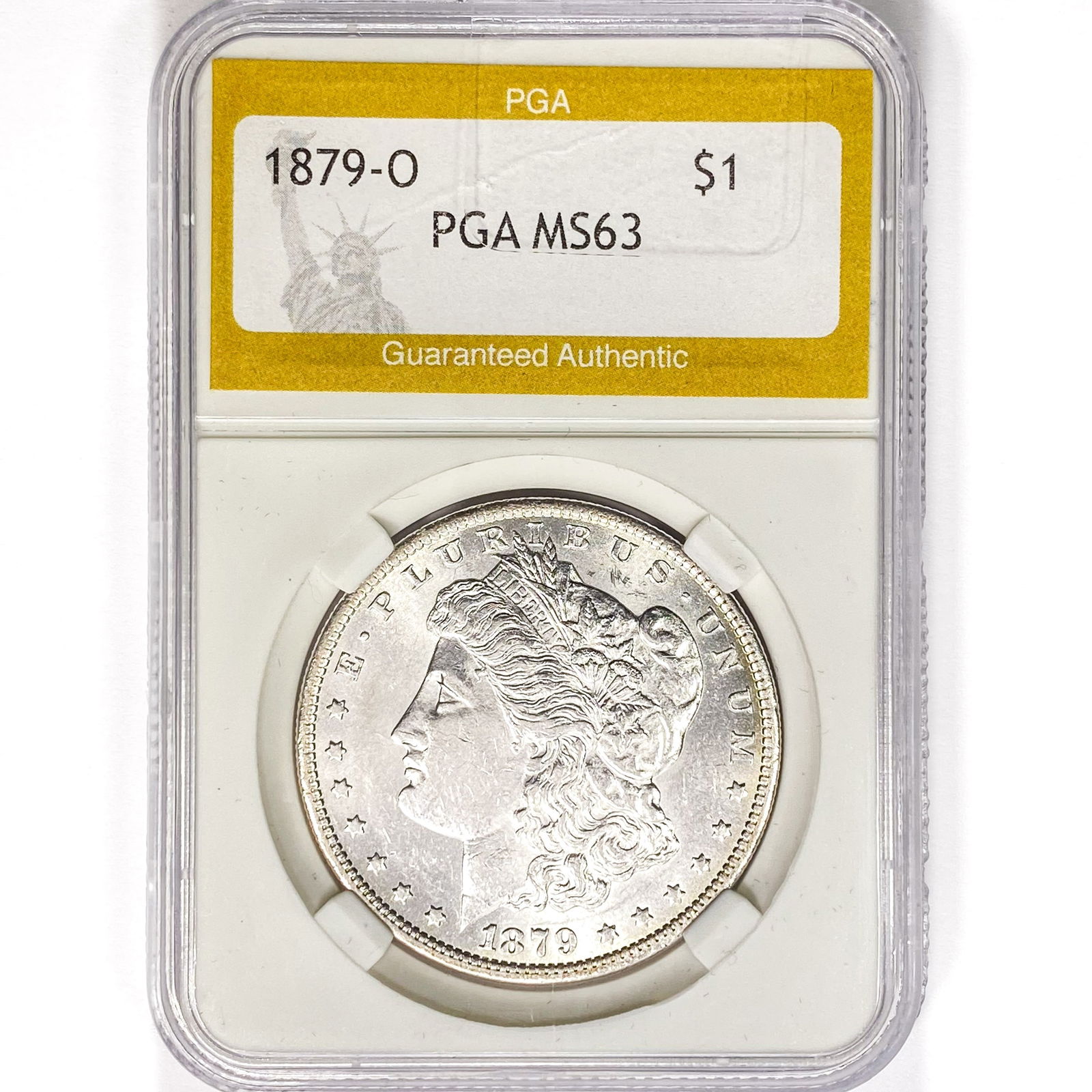 1879-O Morgan Silver Dollar PGA MS63 (1 of 2)