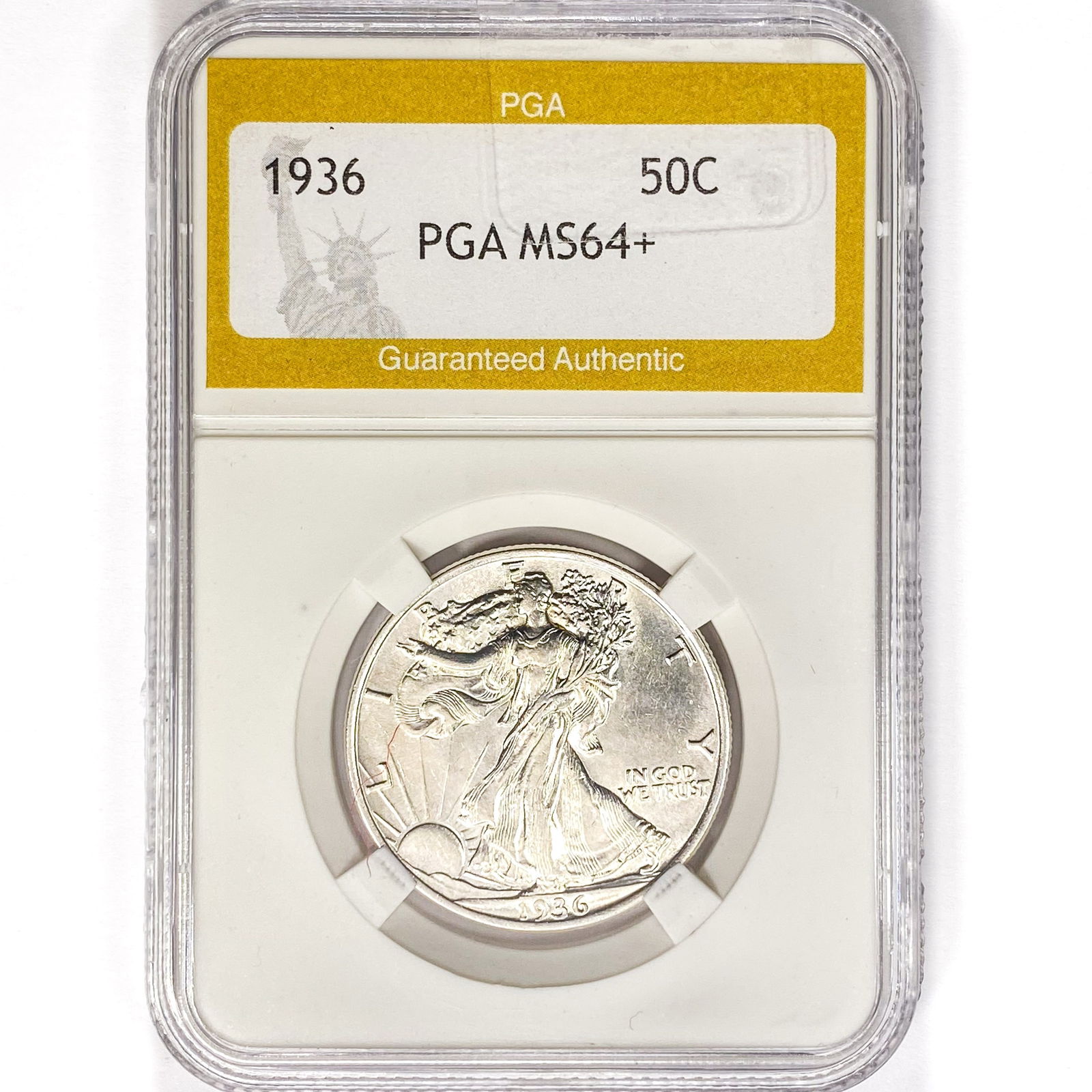 1936 Walking Liberty Half Dollar PGA MS64+ (1 of 2)