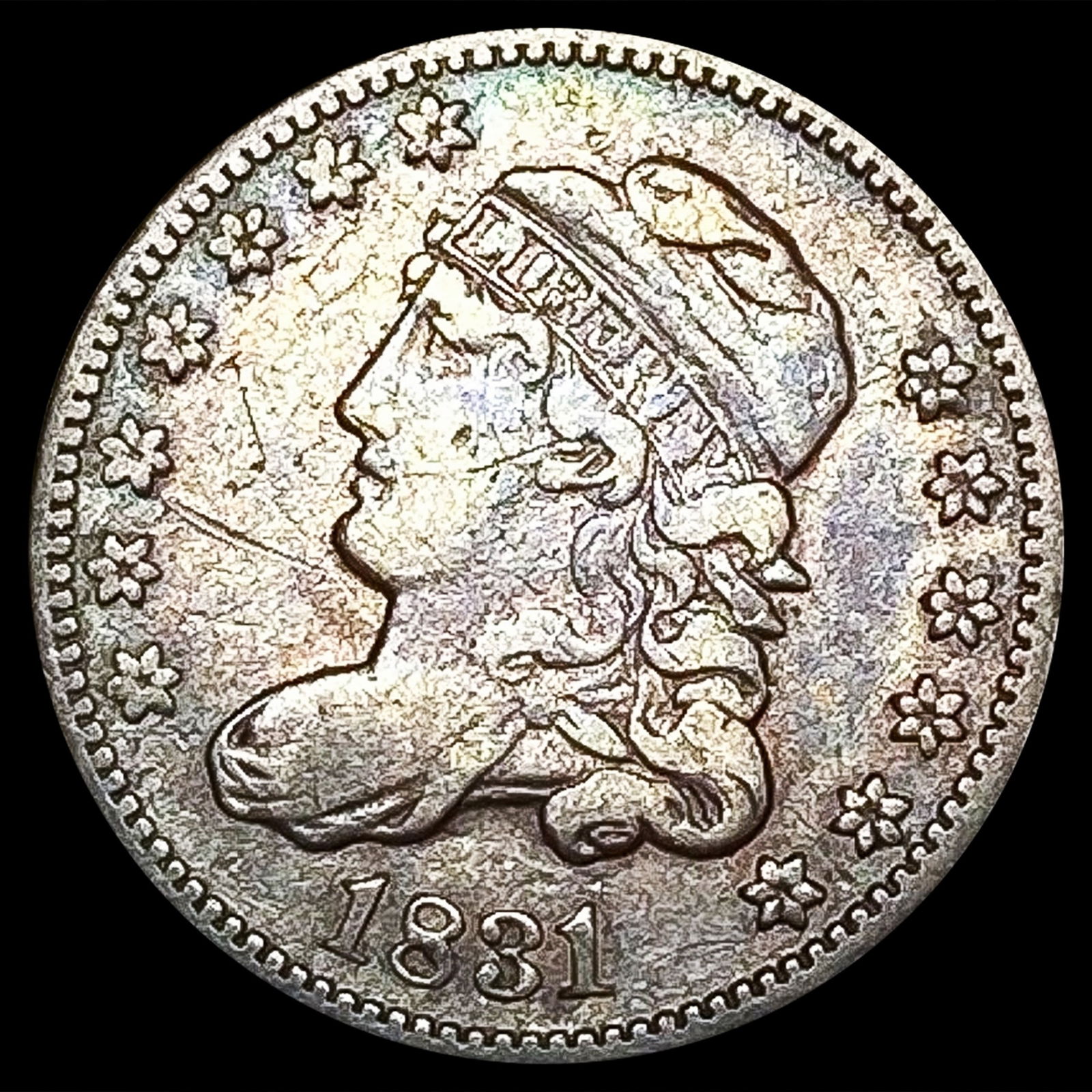 1831 Capped Bust Half Dime LIGHTLY CIRCULATED (1 of 2)