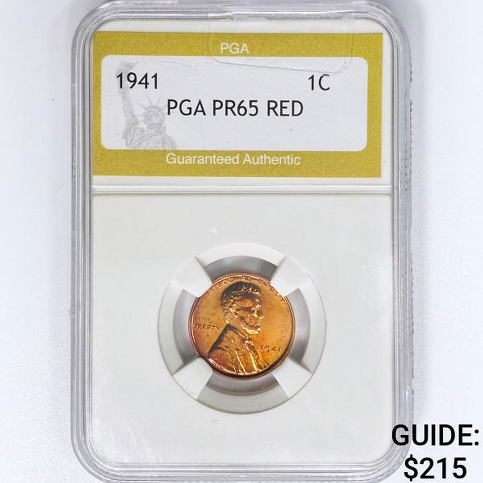 1941 Wheat Cent PGA PR65 RED (1 of 2)
