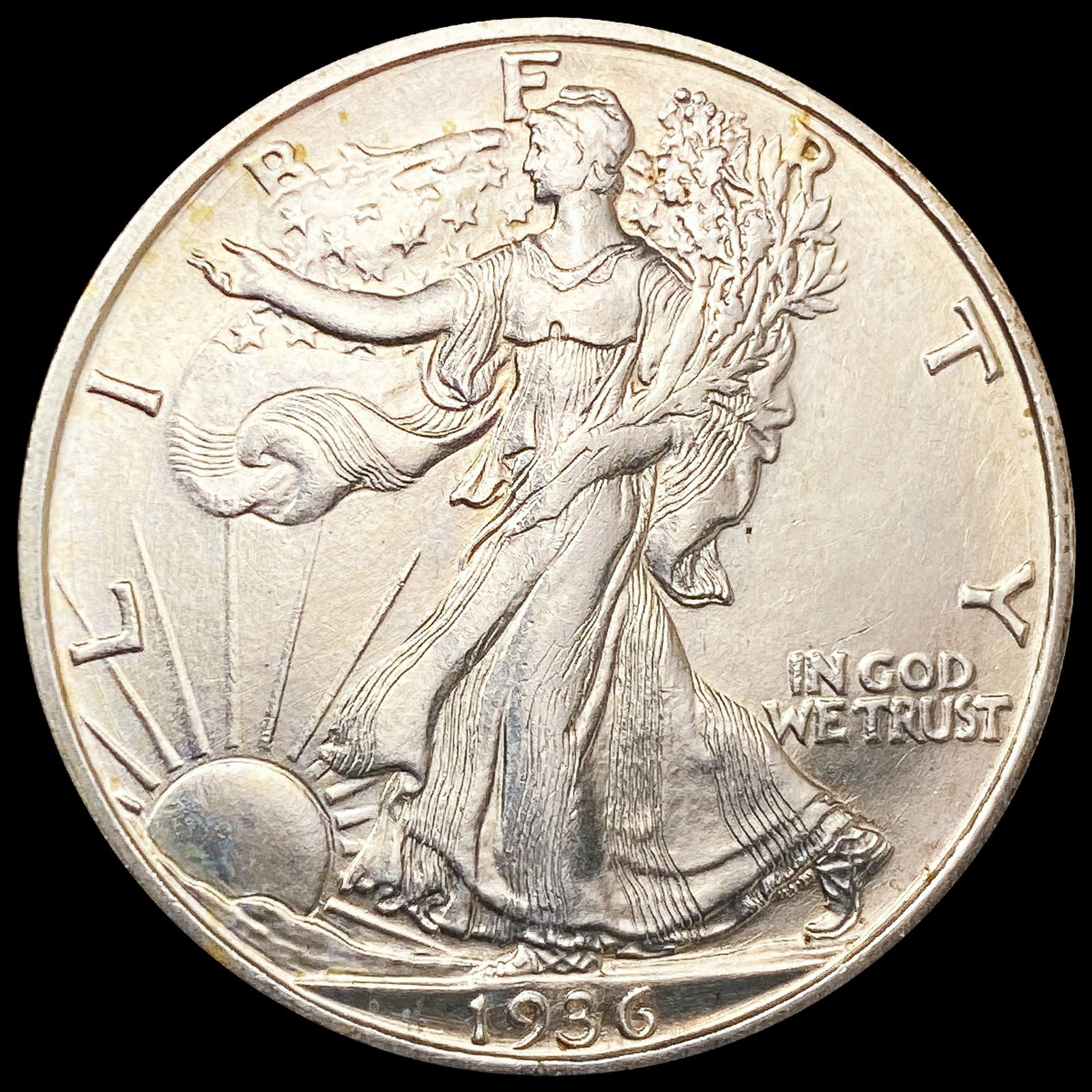 1936-S Walking Liberty Half Dollar UNCIRCULATED (1 of 2)