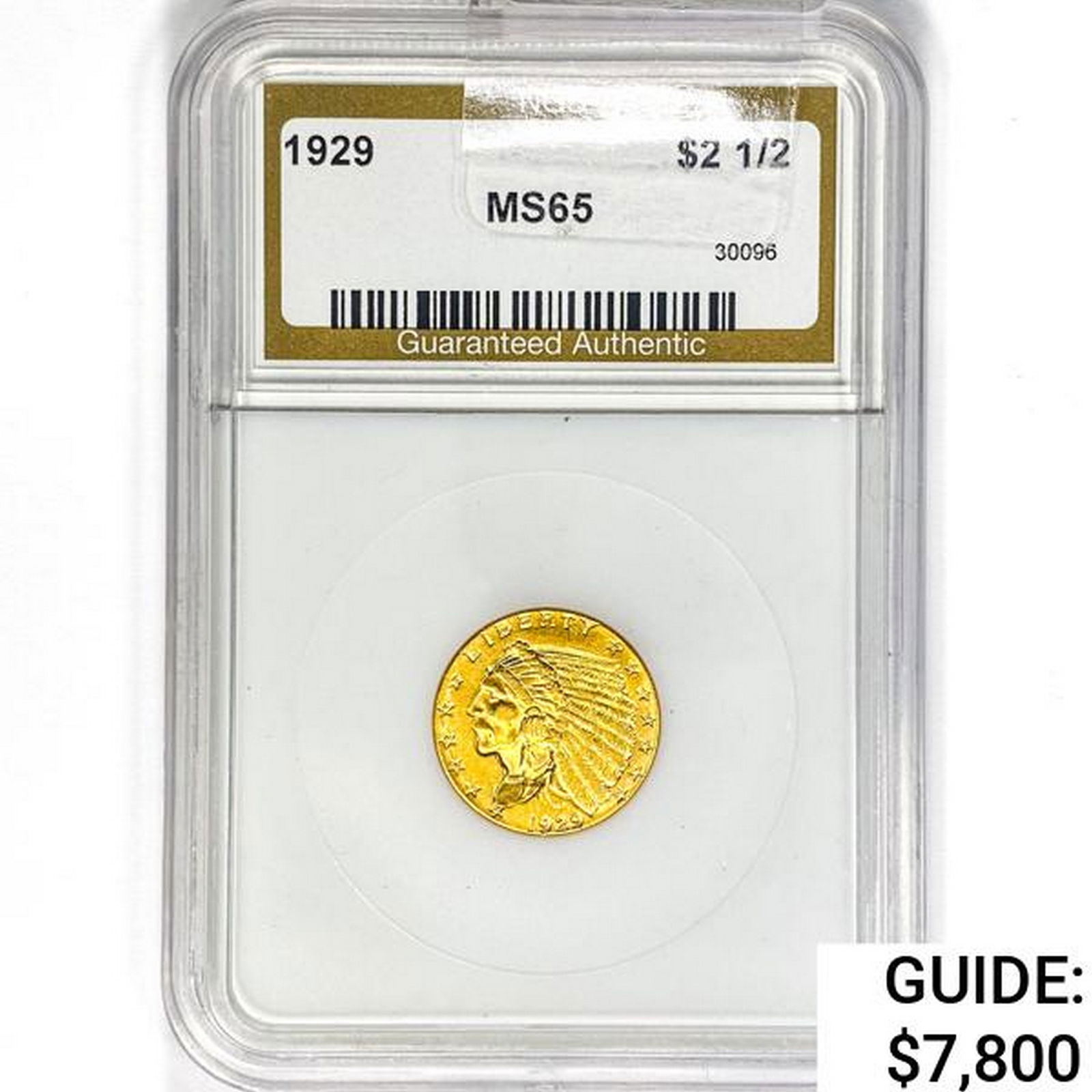 1929 $2.50 Gold Quarter Eagle NGS MS65 (1 of 2)