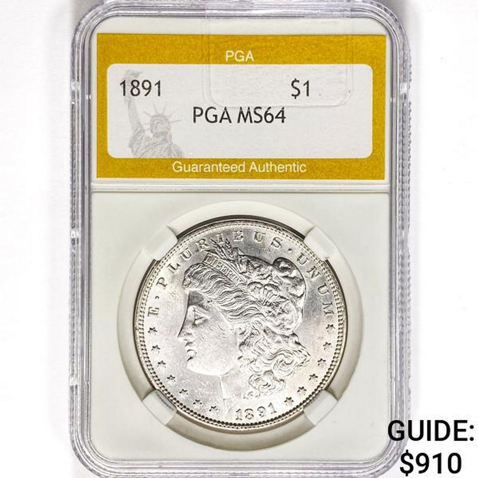 1891 Morgan Silver Dollar PGA MS64 (1 of 2)