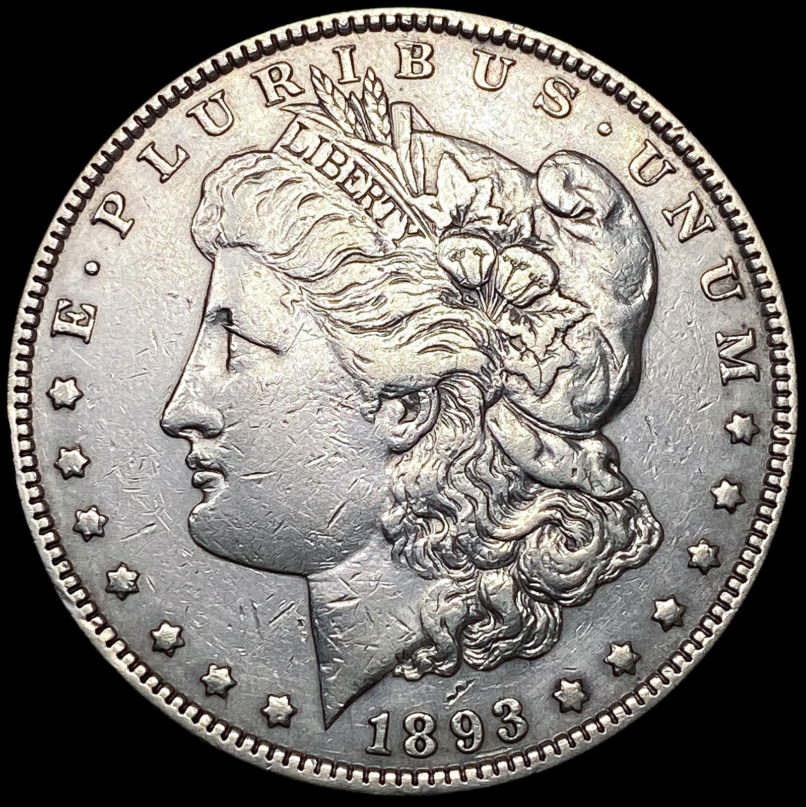 1893 Morgan Silver Dollar CLOSELY UNCIRCULATED (1 of 2)