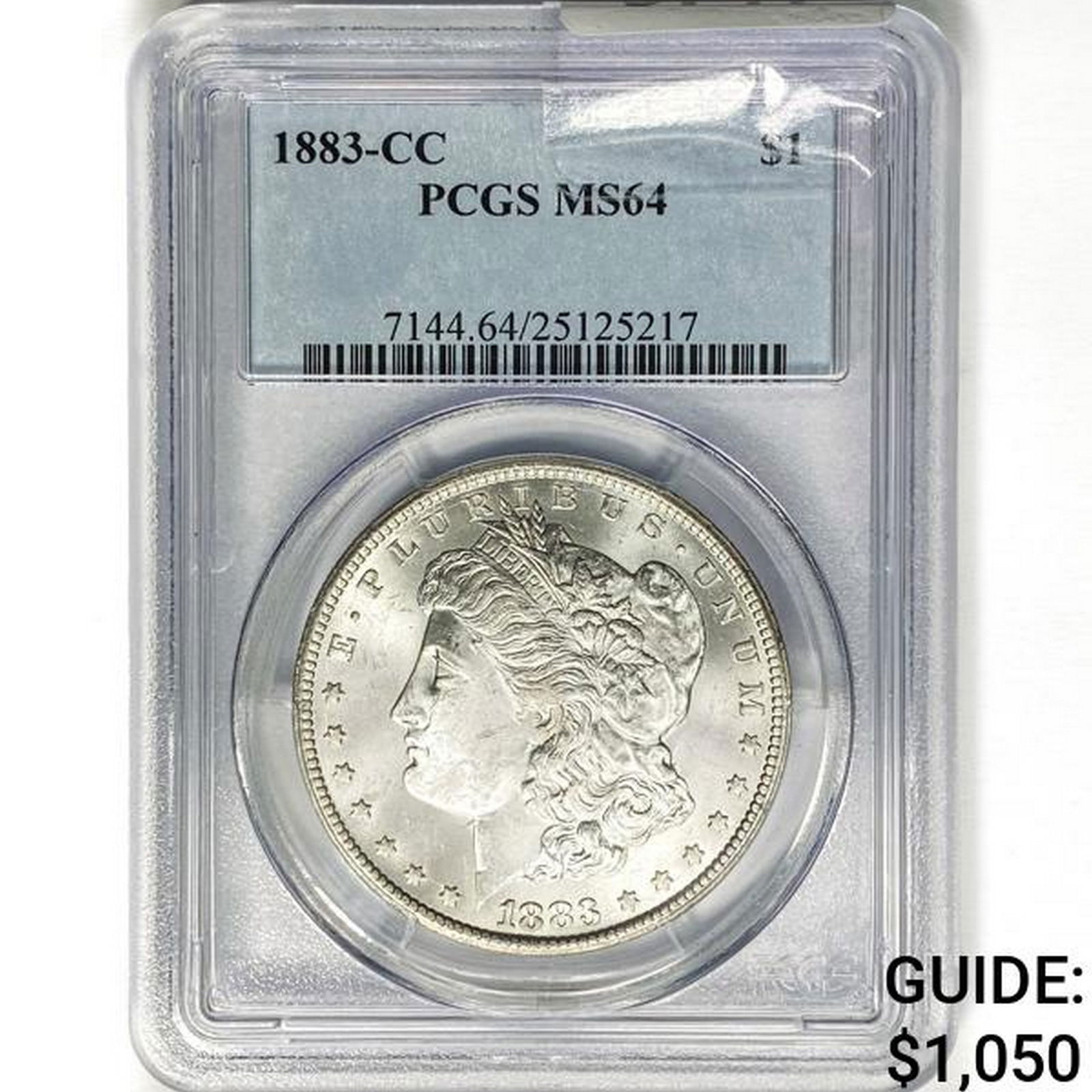1883-CC Morgan Silver Dollar PCGS MS64 (1 of 2)