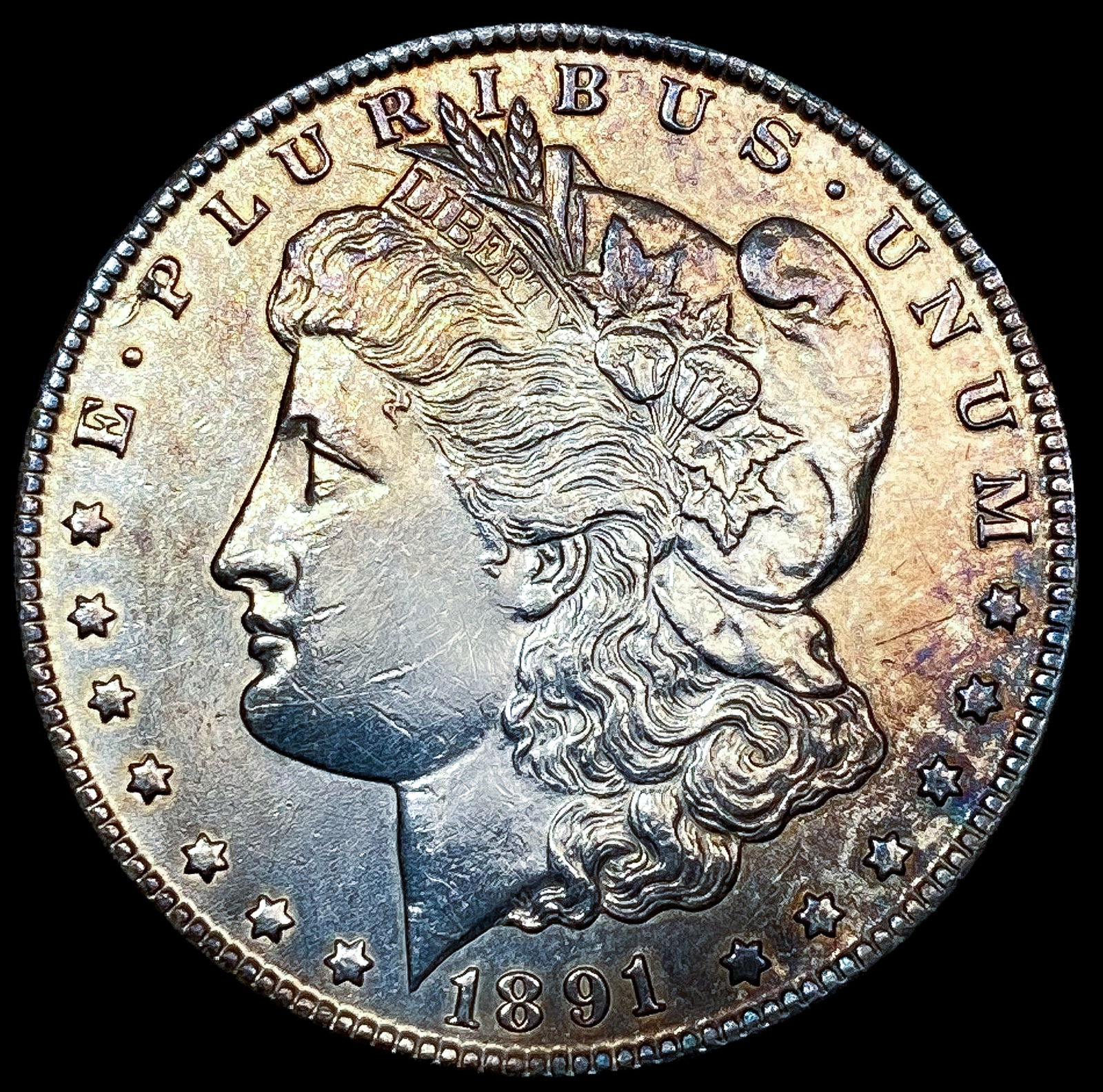 1891-CC Morgan Silver Dollar UNCIRCULATED (1 of 2)
