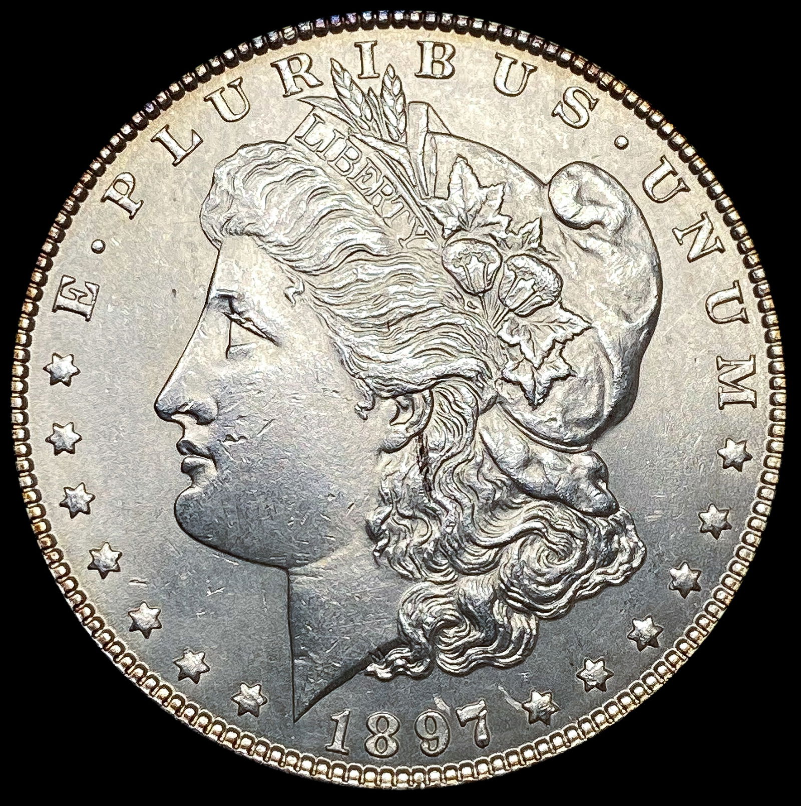 1897 Morgan Silver Dollar CHOICE BU (1 of 2)