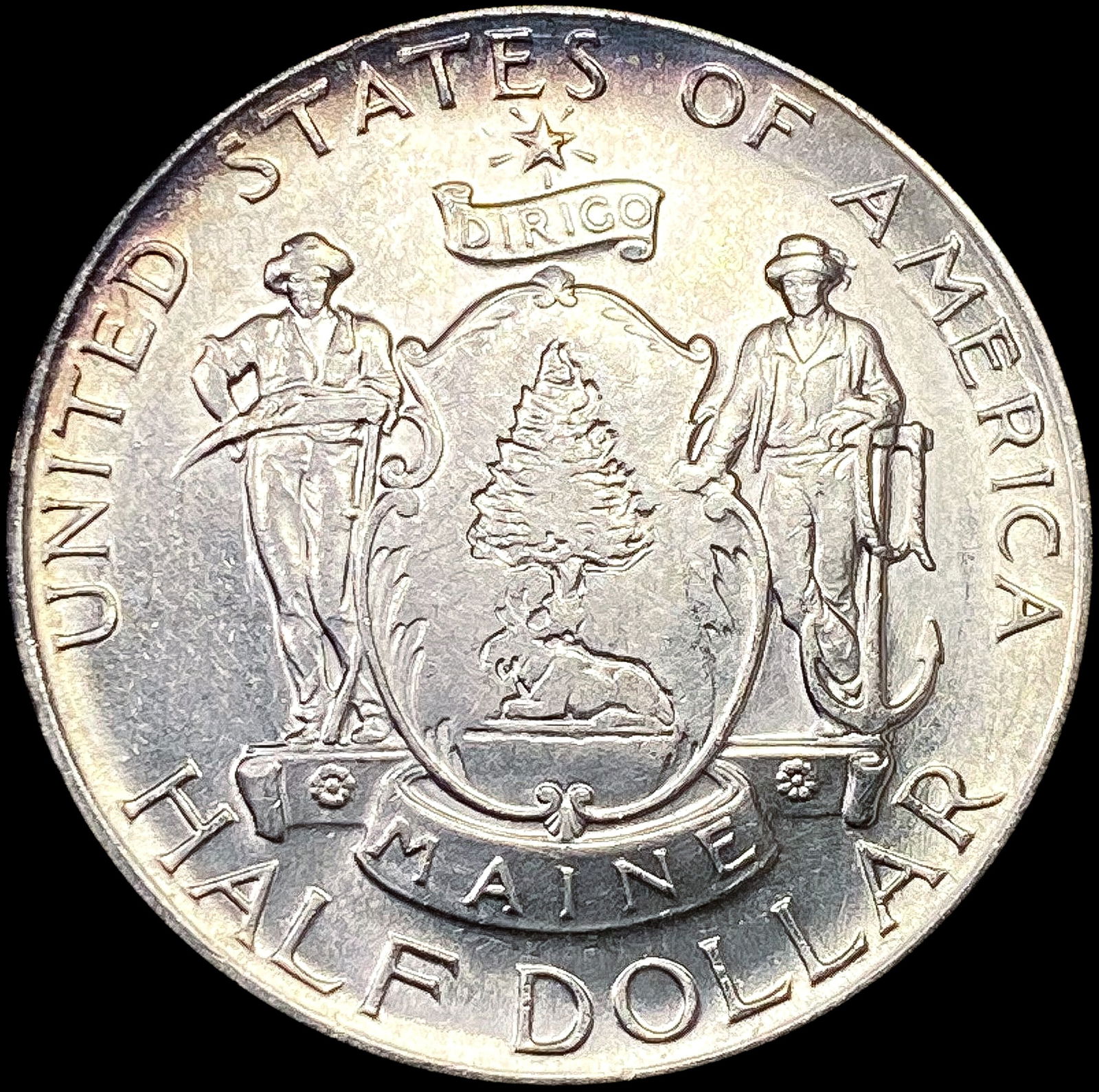 1920 Maine Half Dollar CHOICE BU (1 of 2)