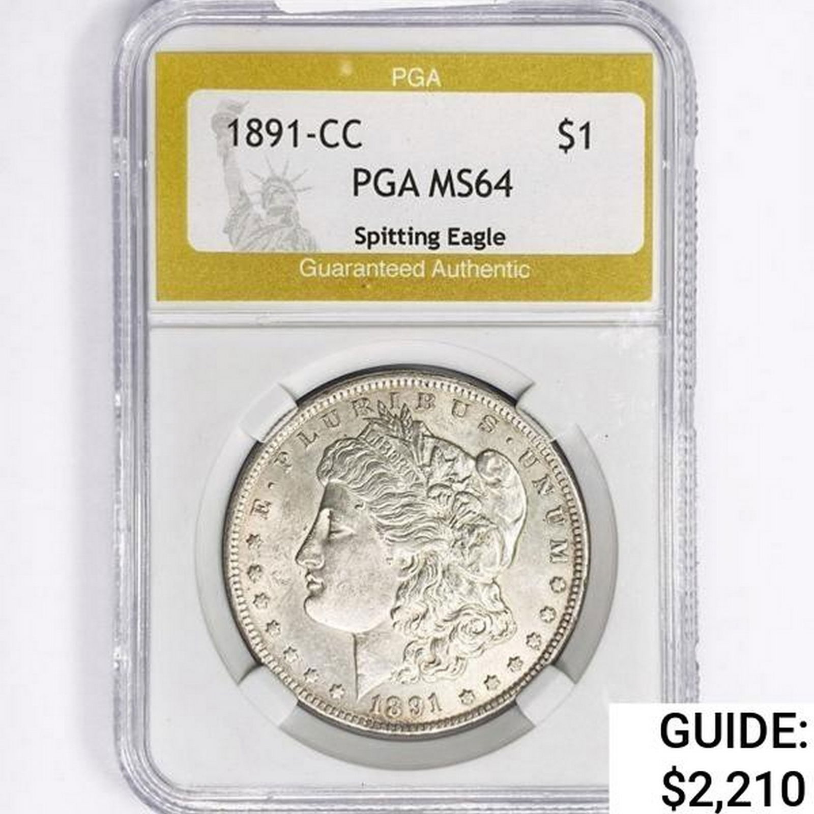 1891-CC Morgan Silver Dollar PGA MS64 VAM-3 (1 of 2)