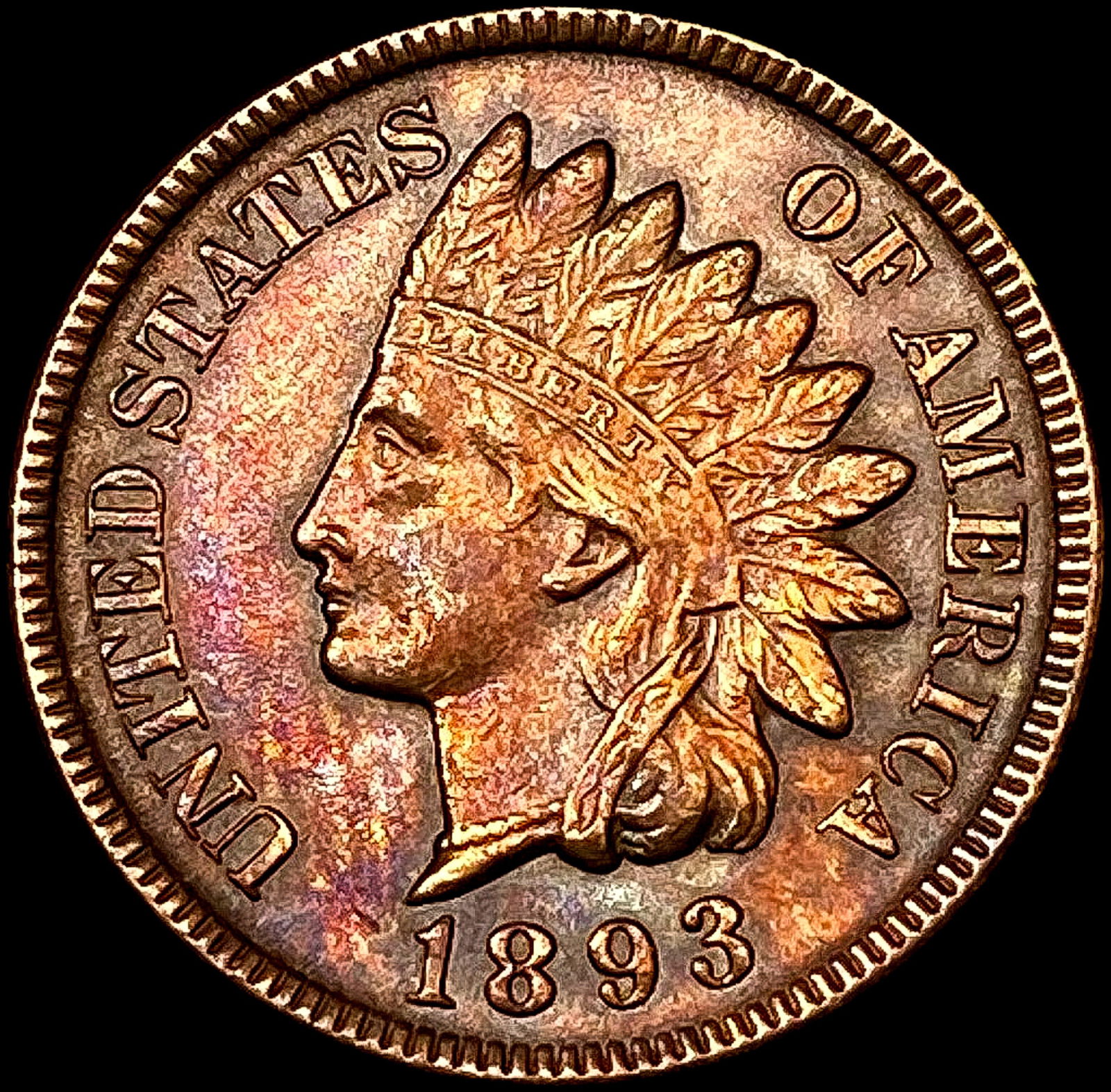 1893 RB Indian Head Cent UNCIRCULATED (1 of 2)