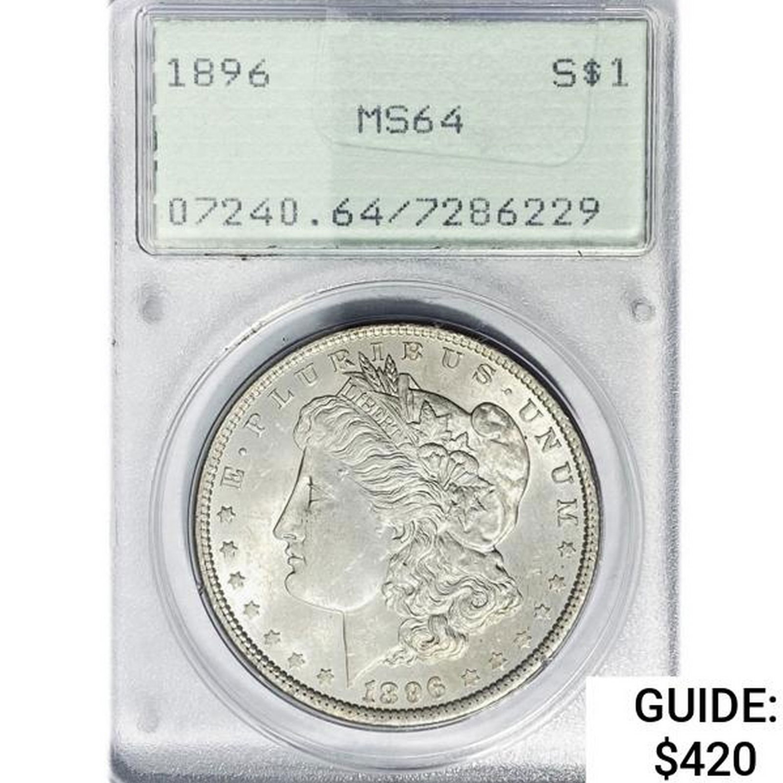 1896 Morgan Silver Dollar PCGS MS64 (1 of 2)