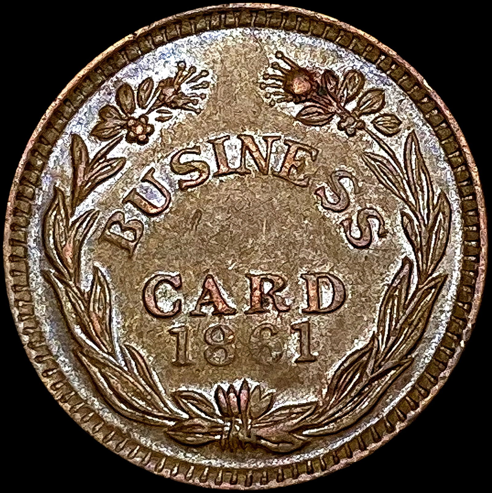 1861 Civil War Token LIGHTLY CIRCULATED (1 of 2)
