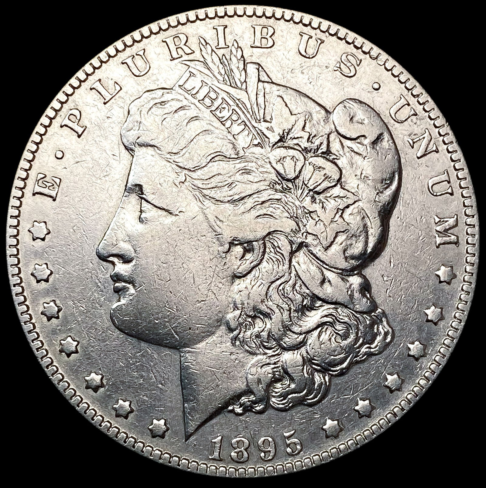 1895-O Morgan Silver Dollar NEARLY UNCIRCULATED (1 of 2)