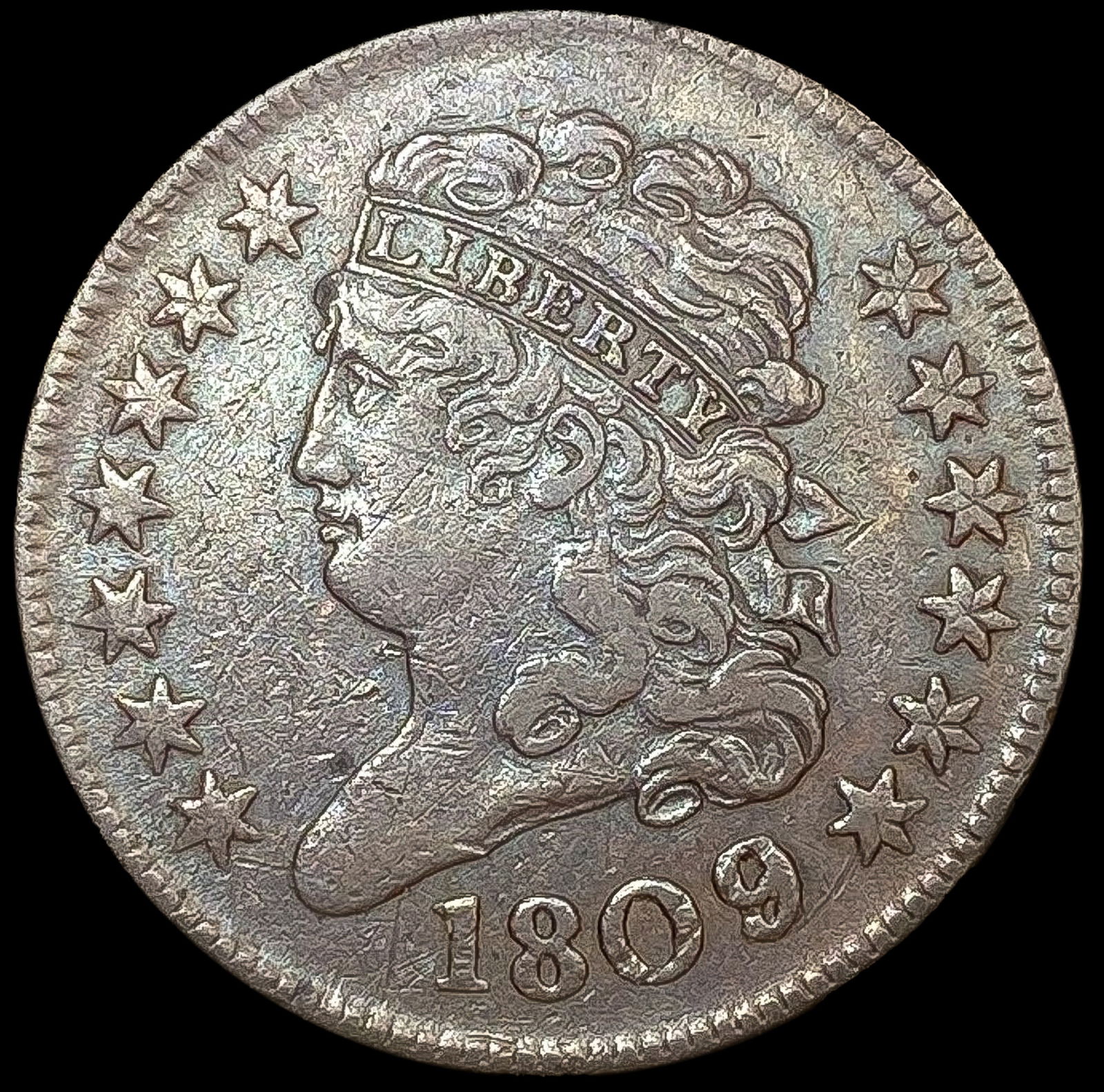 1809 Classic Head Half Cent CLOSELY UNCIRCULATED (1 of 2)
