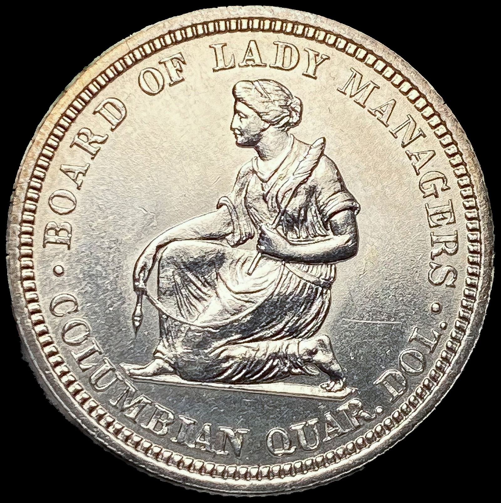 1893 Isabella Silver Quarter UNCIRCULATED (1 of 2)