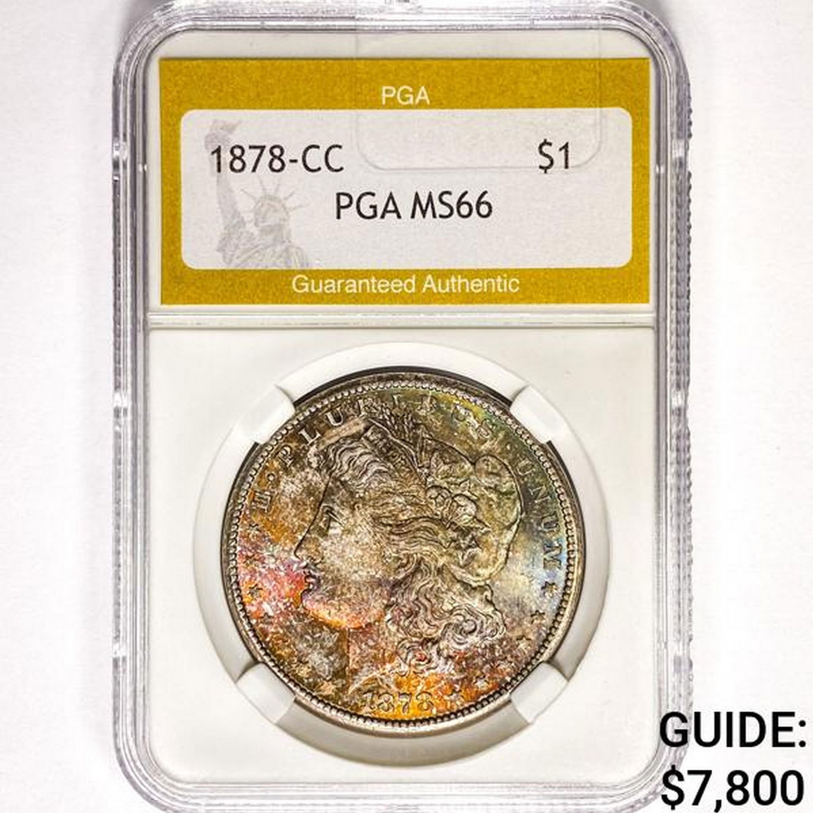 1878-CC Morgan Silver Dollar PGA MS66 (1 of 2)