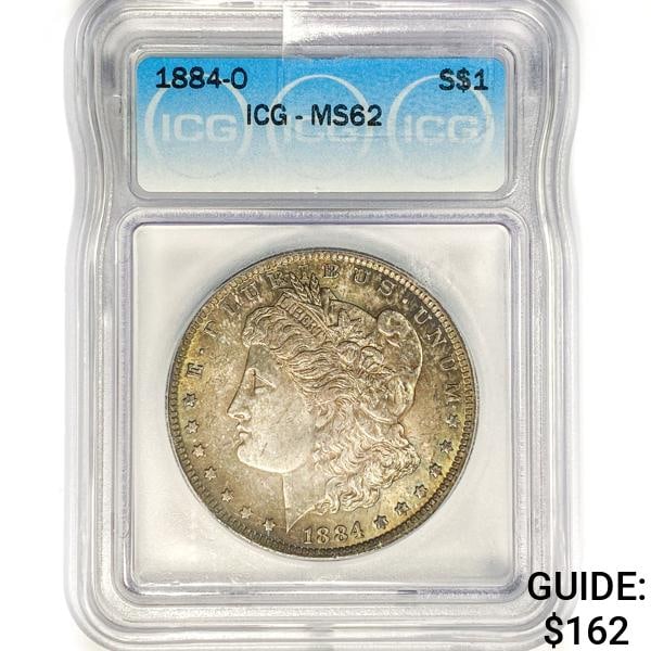1884-O Morgan Silver Dollar ICG MS62 (1 of 2)