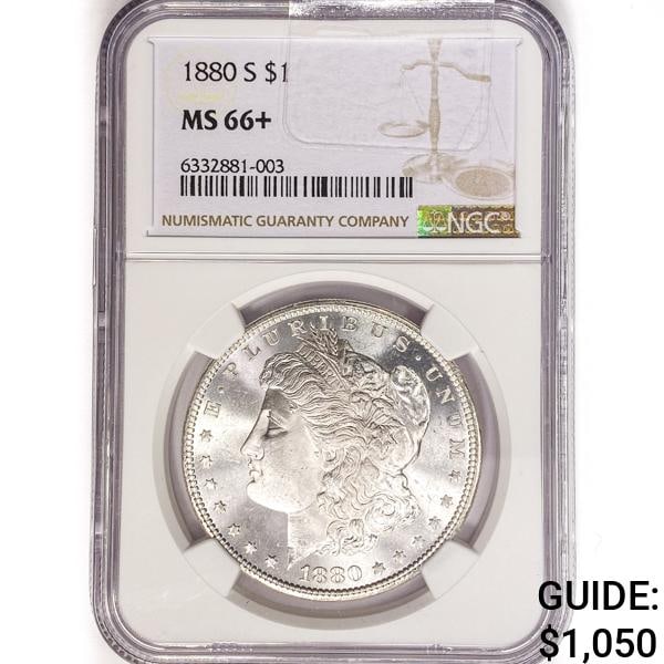 1880-S Morgan Silver Dollar NGC MS66+ (1 of 2)
