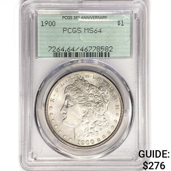 1900 Morgan Silver Dollar PCGS MS64 (1 of 2)
