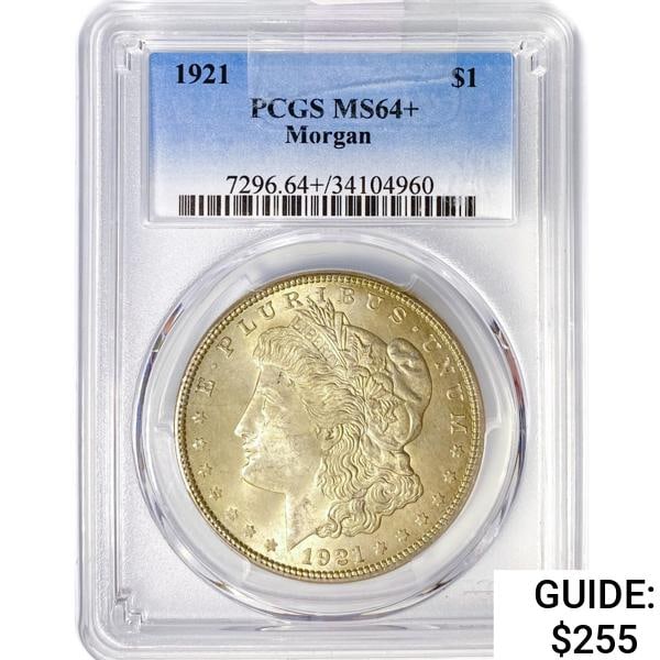 1921 Morgan Silver Dollar PCGS MS64+ (1 of 2)