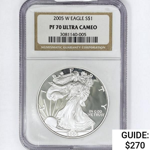 2005-W American Silver Eagle NGC PF70 UC (1 of 2)