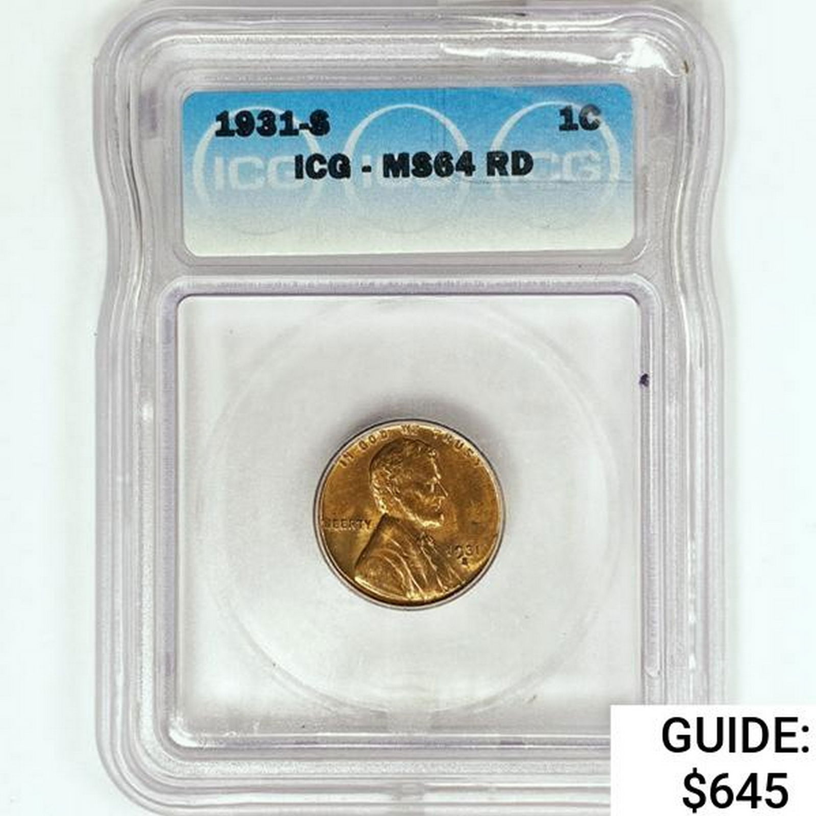 1931-S Wheat Cent ICG MS64 RD (1 of 2)