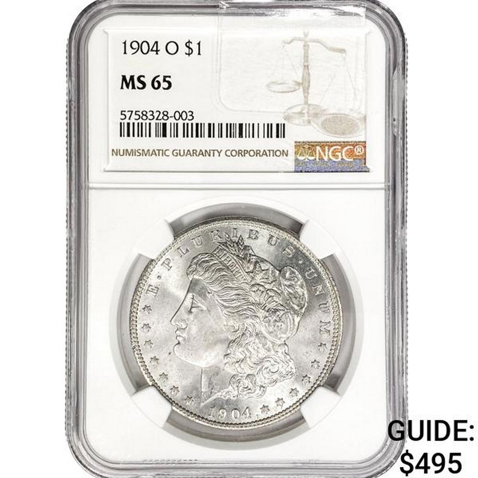 1904-O Morgan Silver Dollar NGC MS65 (1 of 2)