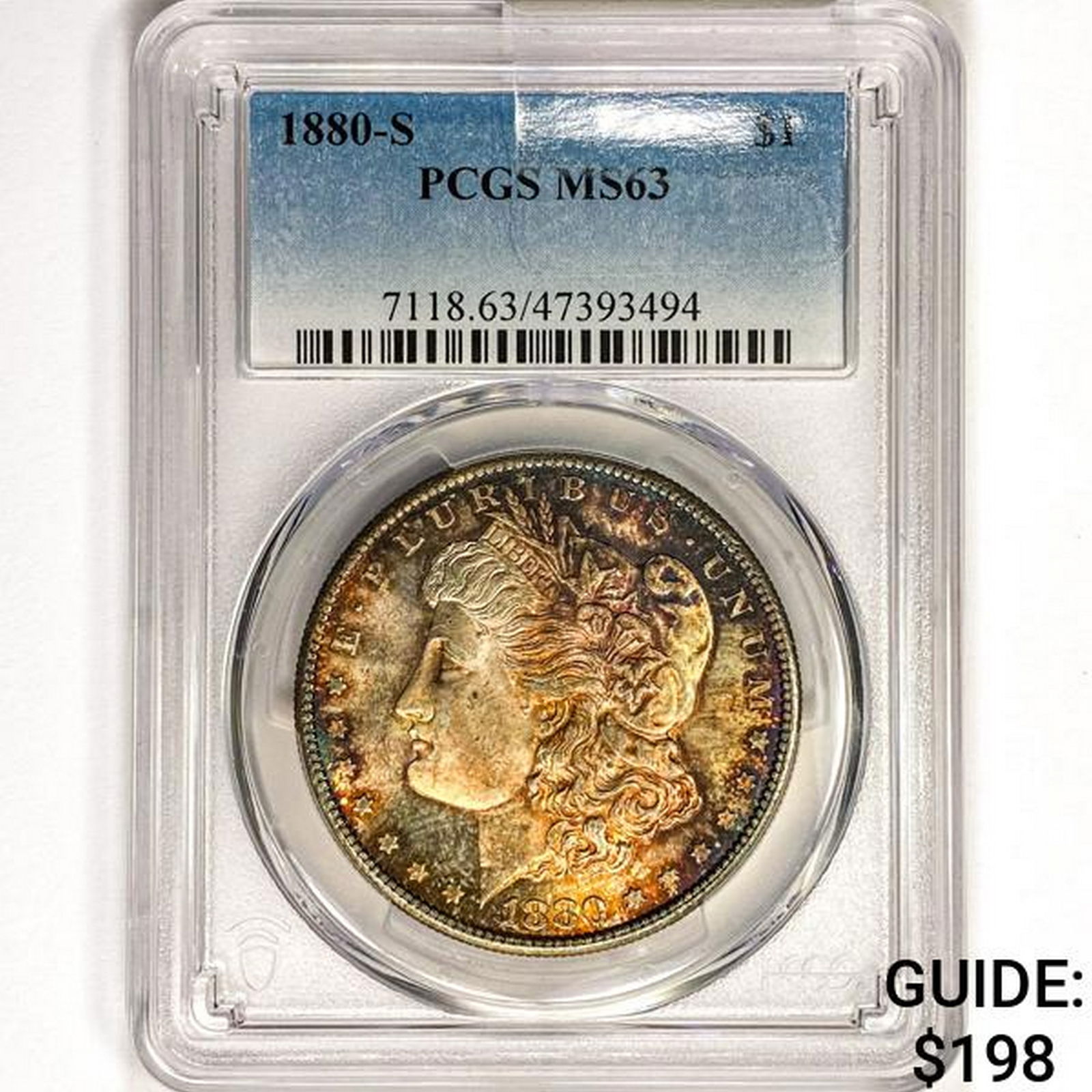 1880-S Morgan Silver Dollar PCGS MS63 (1 of 2)