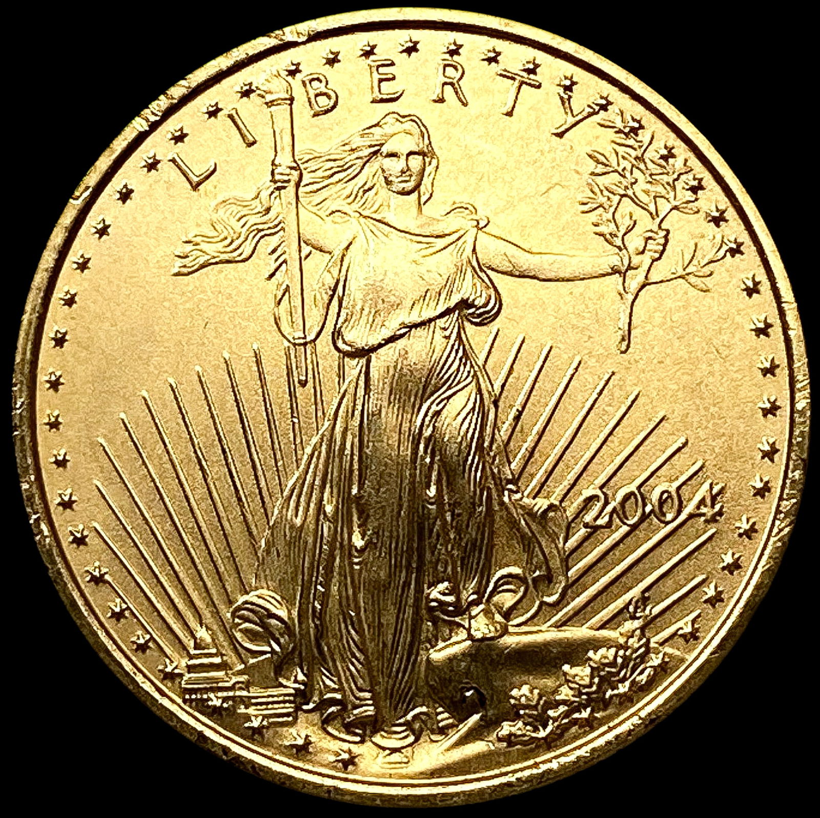 2004 US 1/4oz Gold $10 Eagle SUPERB GEM BU (1 of 2)