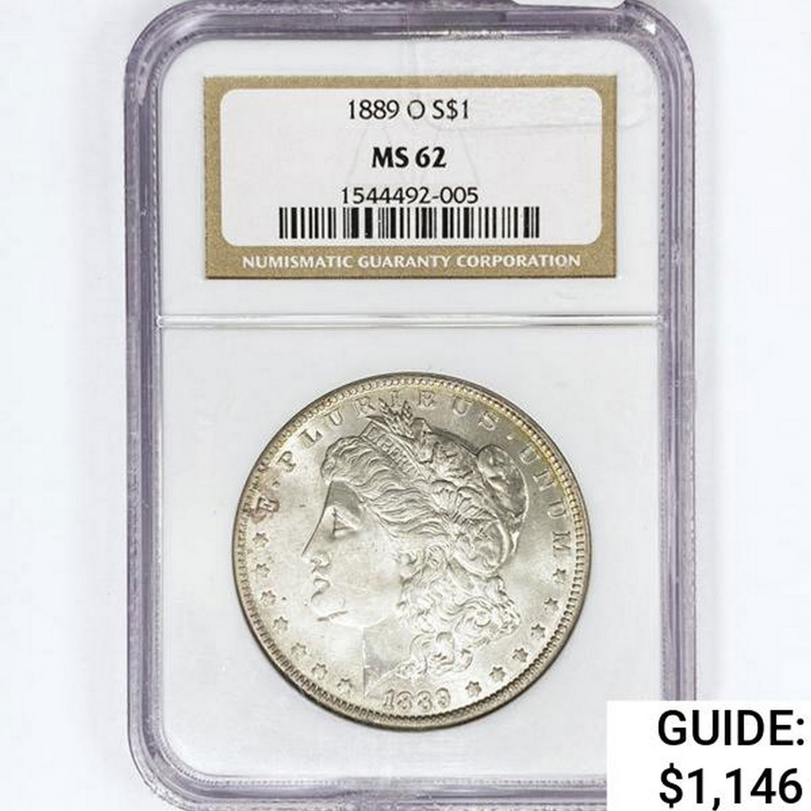 1889-O Morgan Silver Dollar NGC MS62 (1 of 2)