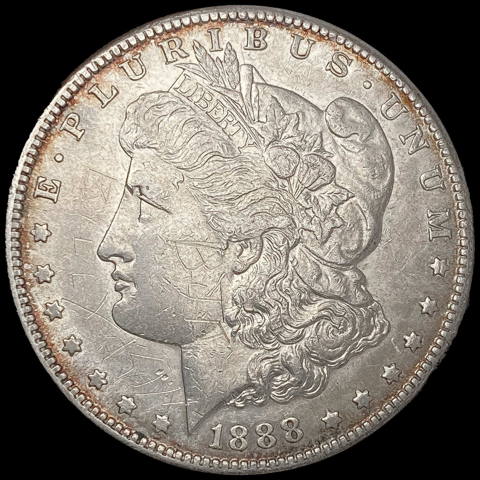 1888-S Morgan Silver Dollar CLOSELY UNCIRCULATED (1 of 2)