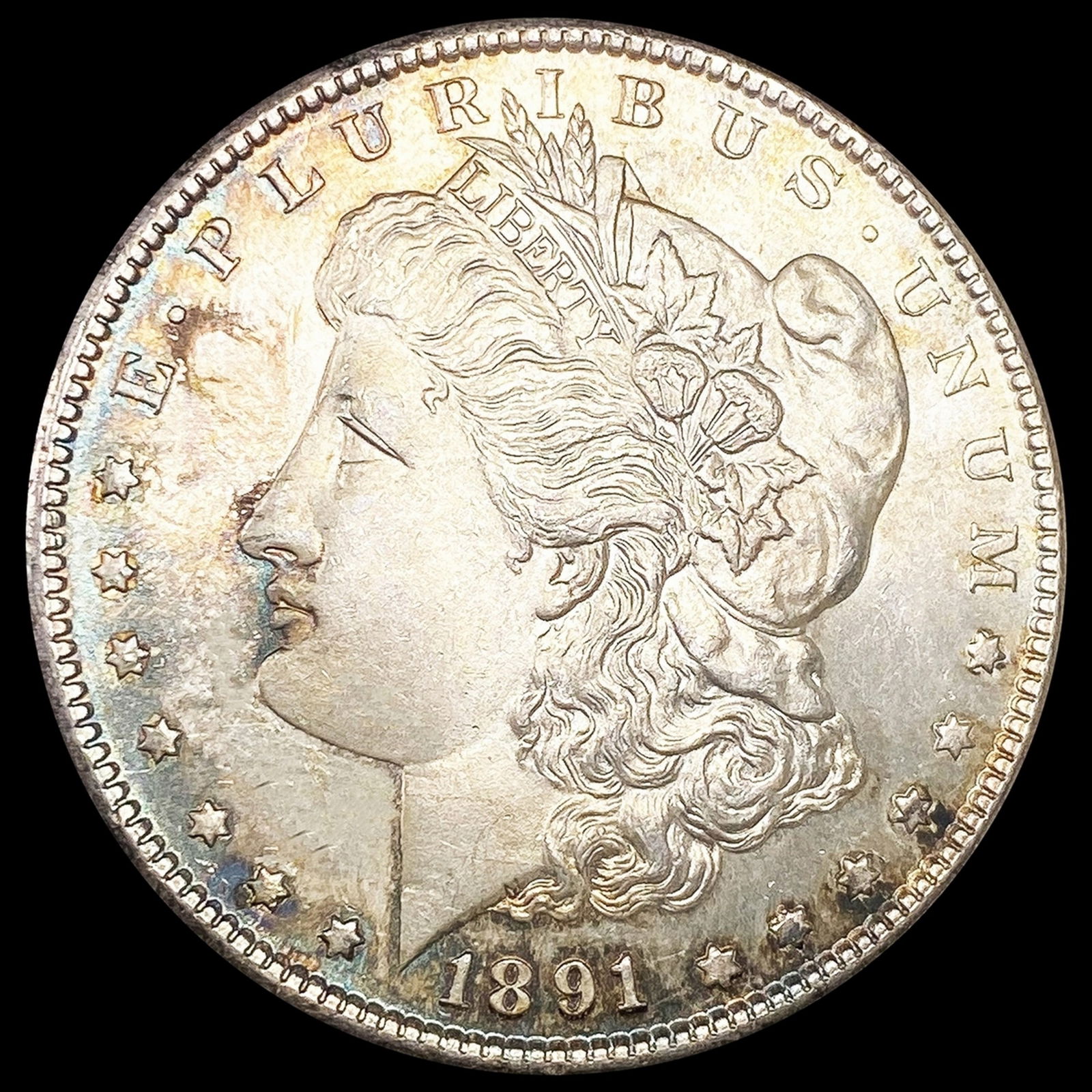 1891-S Morgan Silver Dollar CHOICE BU (1 of 2)