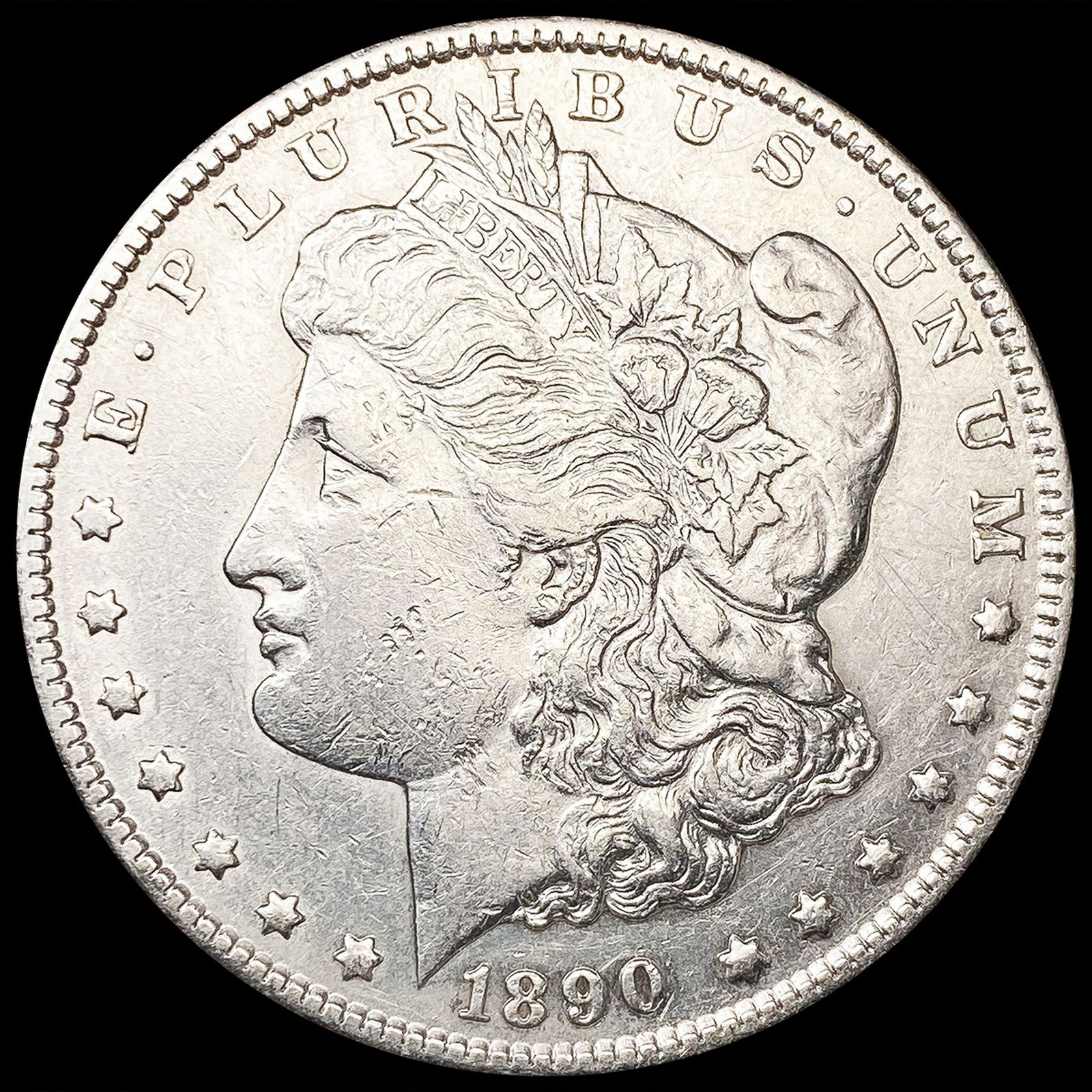 1890-CC Morgan Silver Dollar CLOSELY UNCIRCULATED (1 of 2)