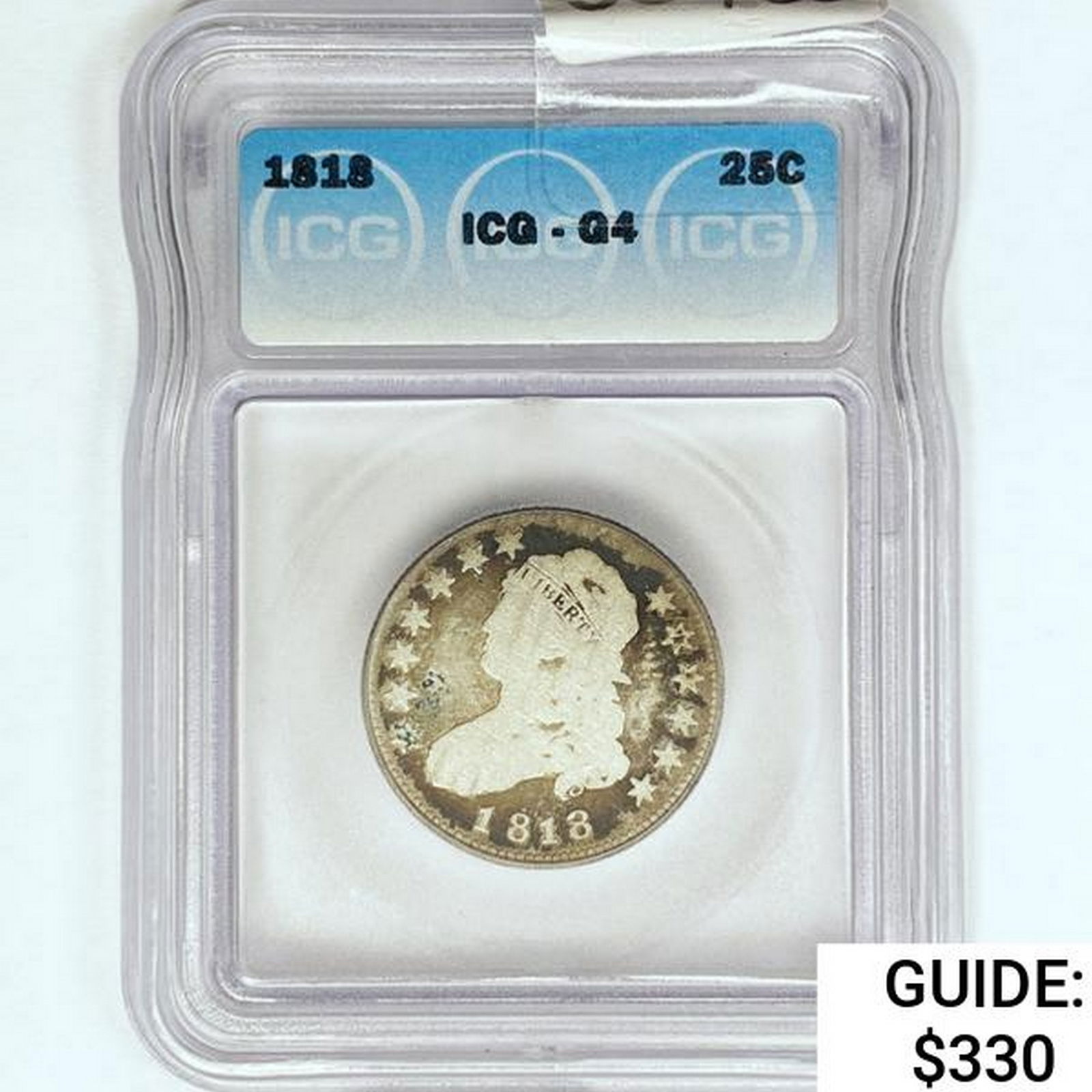 1818 Capped Bust Quarter ICG G4 (1 of 2)
