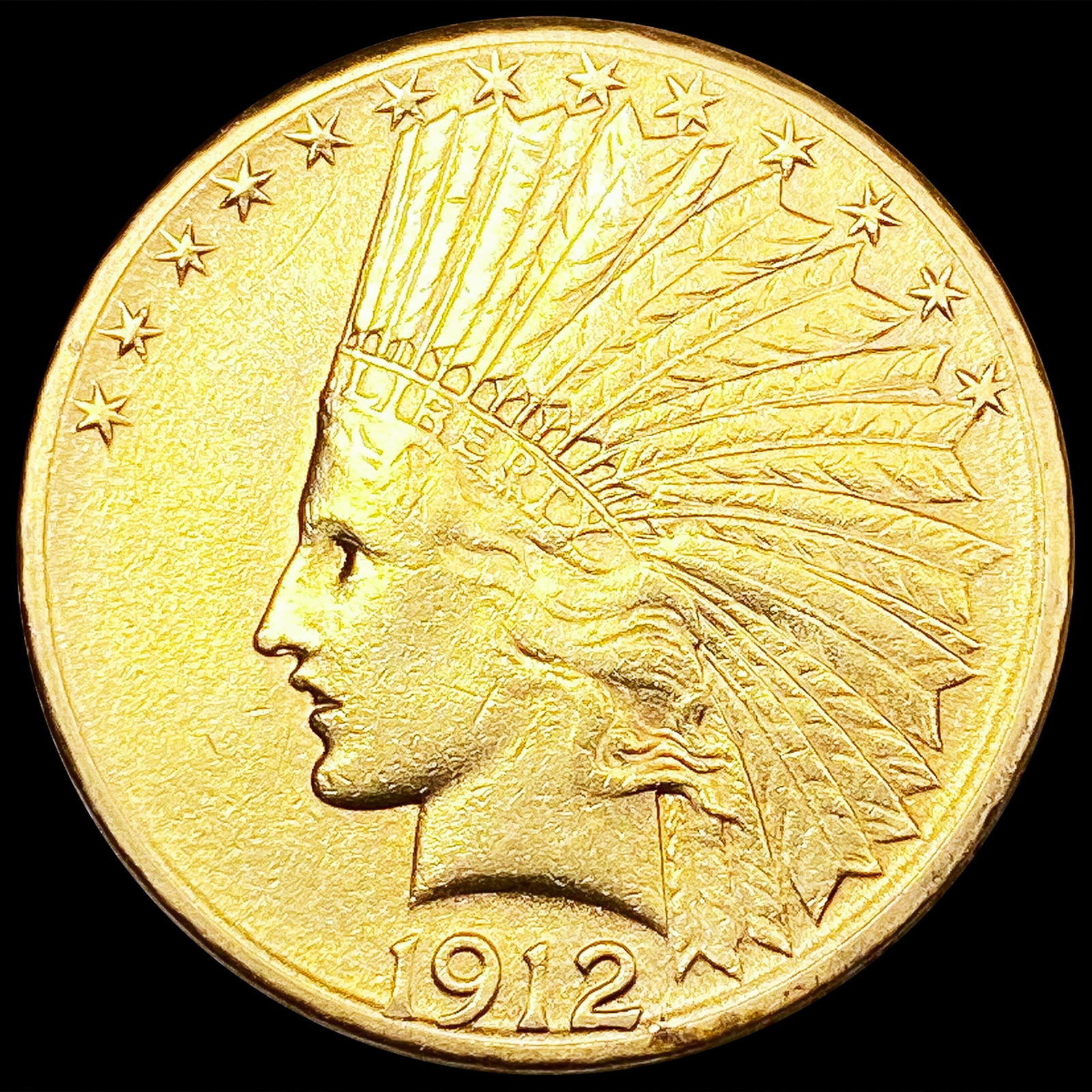 1912-S $10 Gold Eagle CLOSELY UNCIRCULATED (1 of 2)