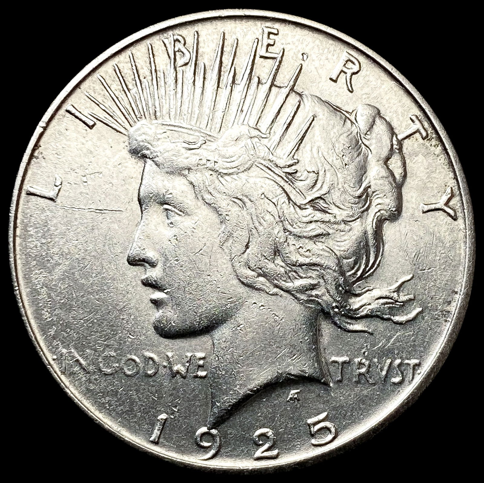 1925-S Silver Peace Dollar CHOICE AU (1 of 2)