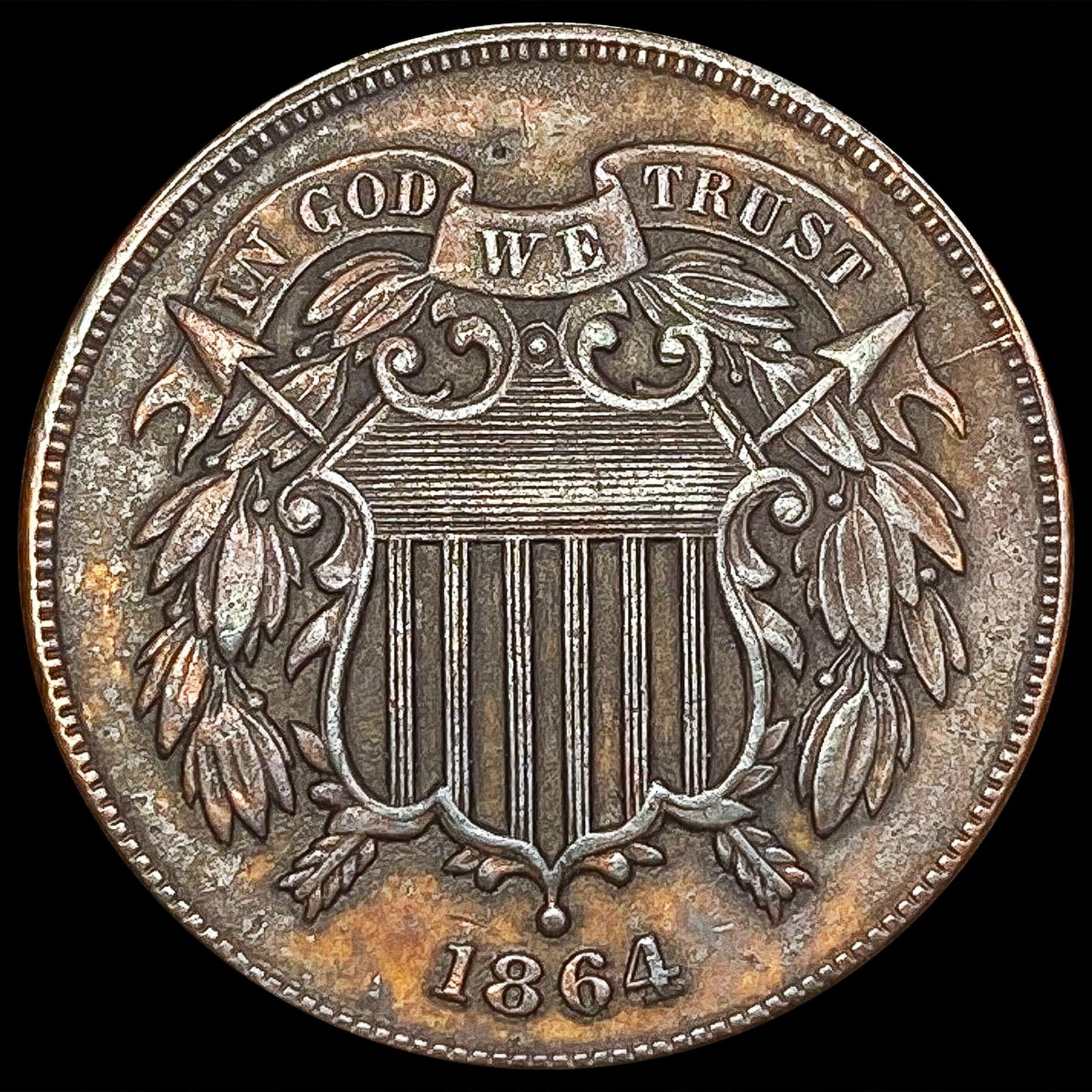 1864 Two Cent Piece UNCIRCULATED (1 of 2)