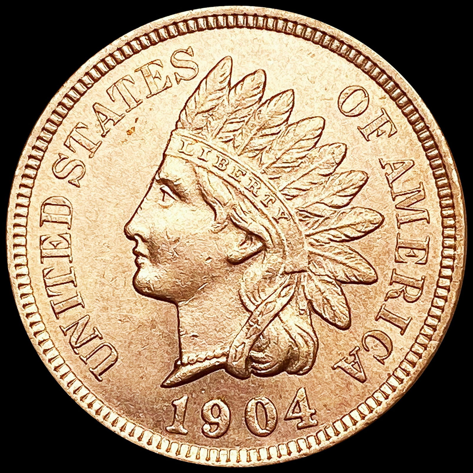1904 Indian Head Cent GEM BU (1 of 2)