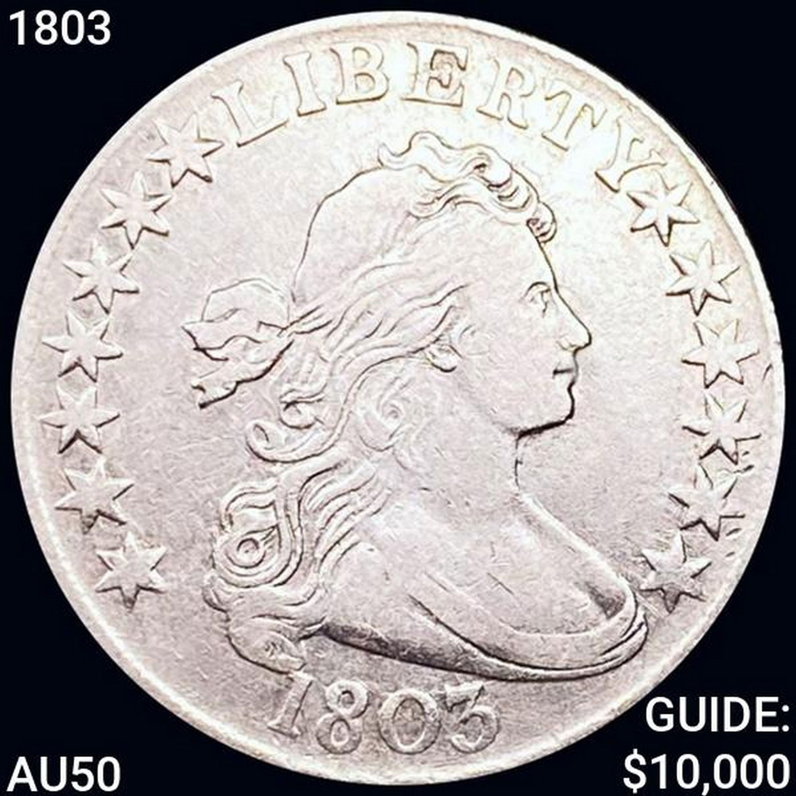 1803 Draped Bust Half Dollar HIGH GRADE (1 of 2)