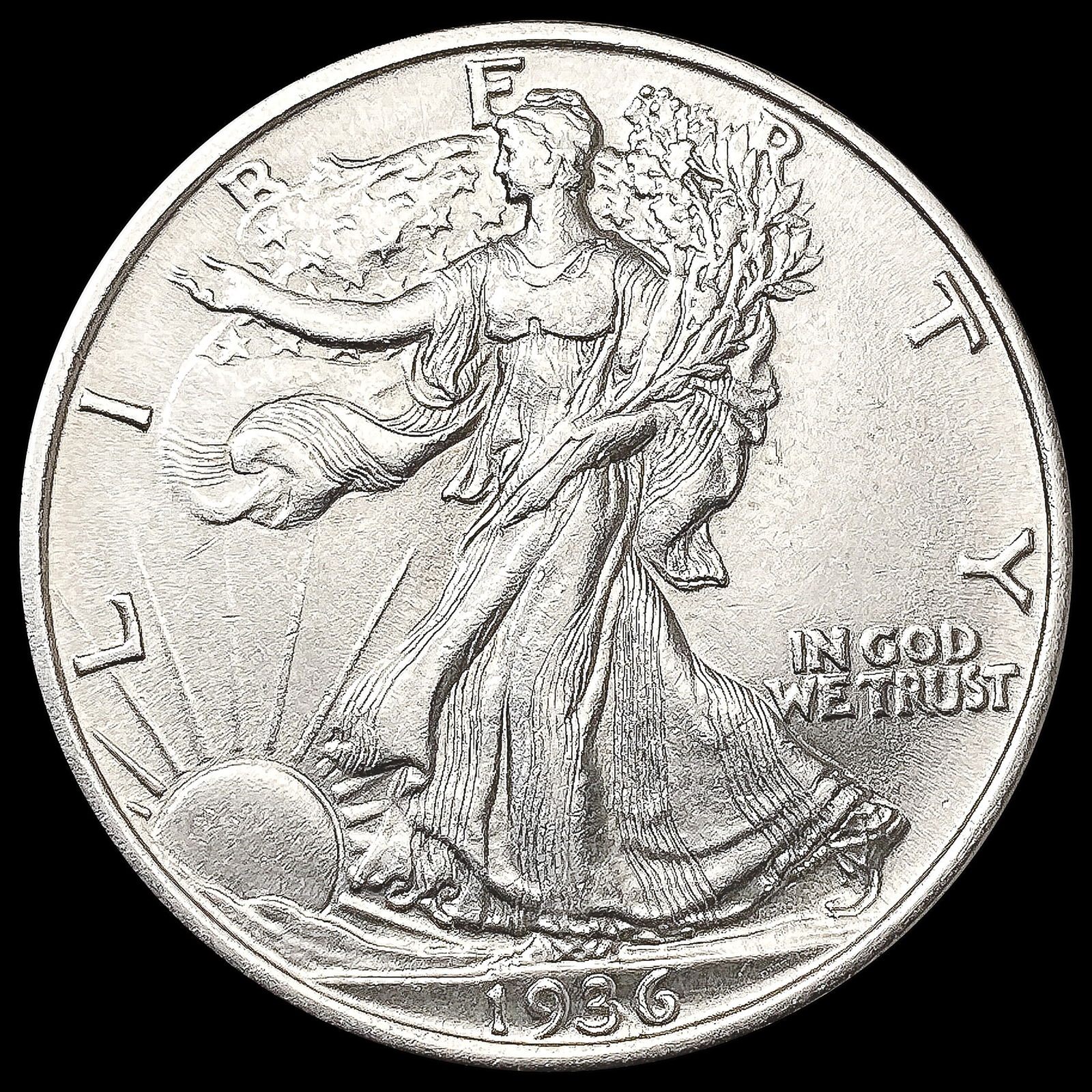 1936 Walking Liberty Half Dollar UNCIRCULATED (1 of 2)