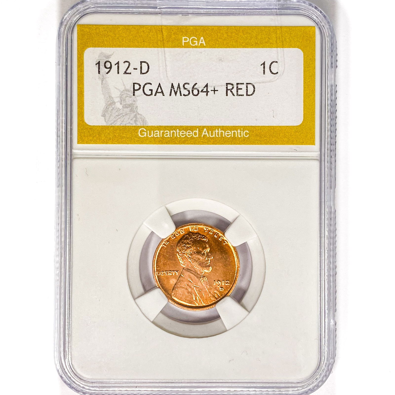 1912-D Wheat Cent PGA MS64+ RED (1 of 2)