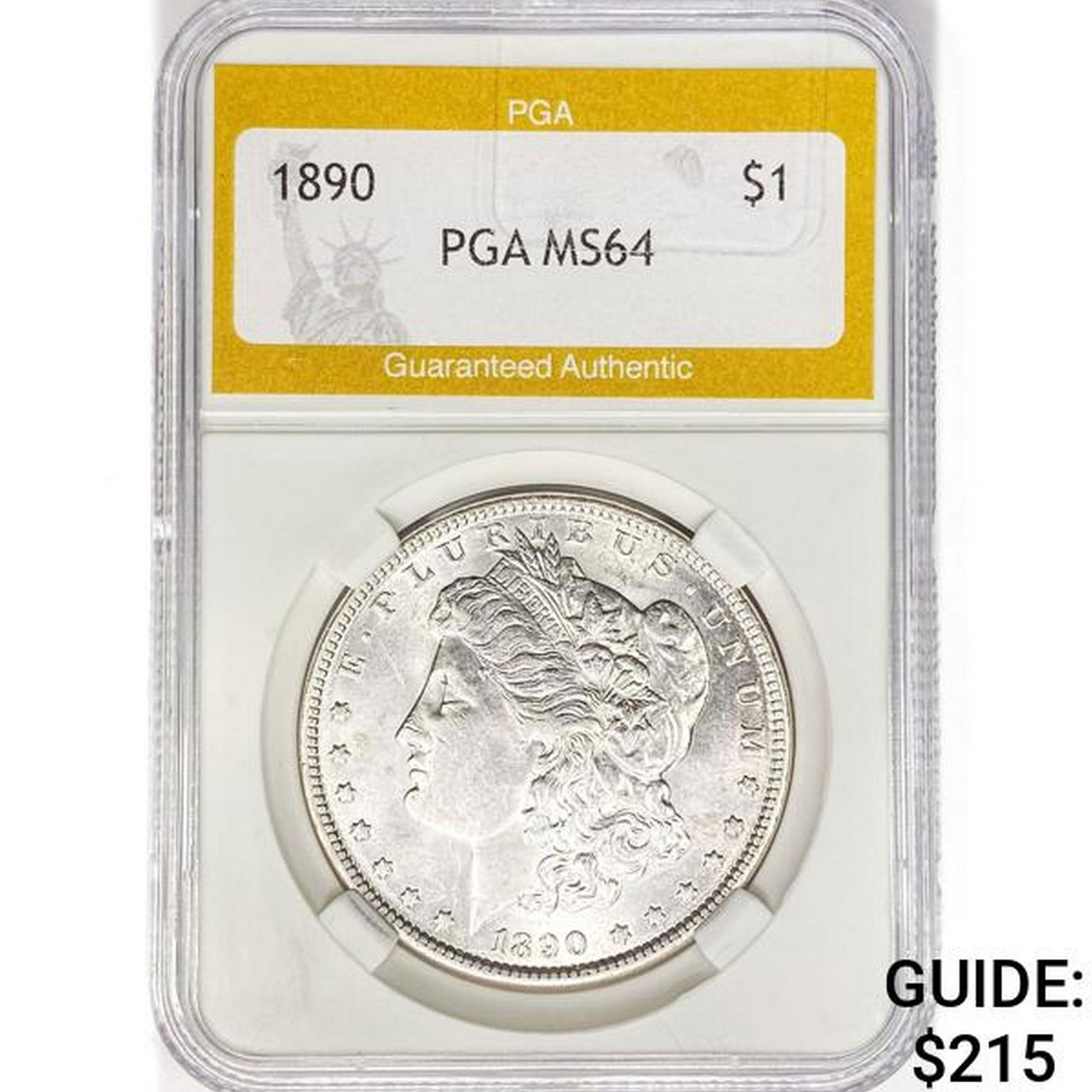 1890 Morgan Silver Dollar PGA MS64 (1 of 2)