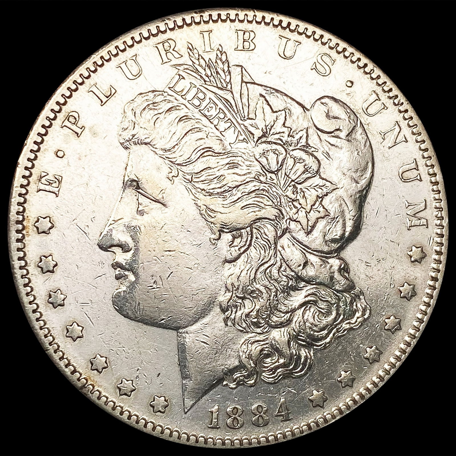 1884-S Morgan Silver Dollar CLOSELY UNCIRCULATED (1 of 2)